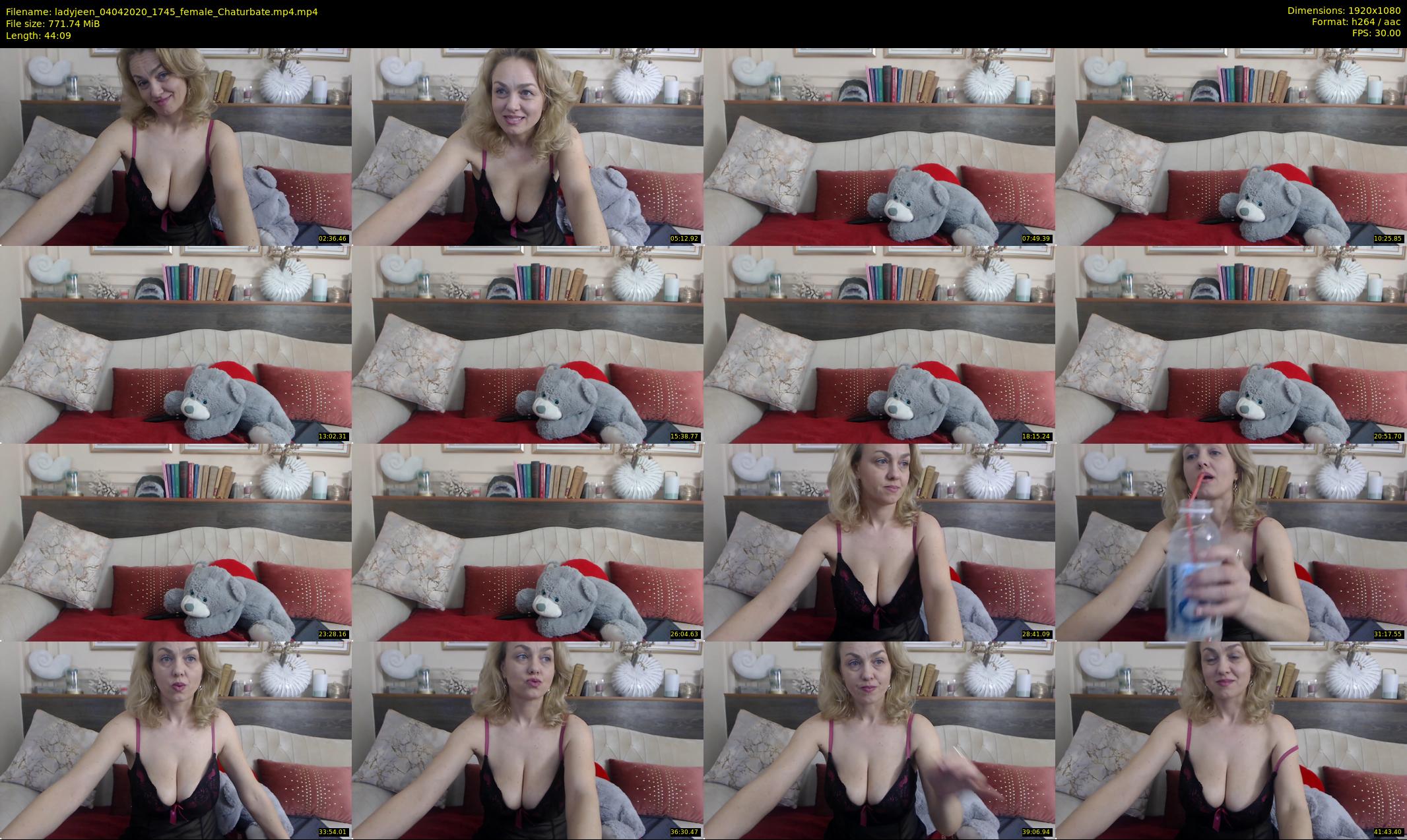 ladyjeen — 45 minute Chaturbate female cam show recording, 1080p, Apr 4, 2020