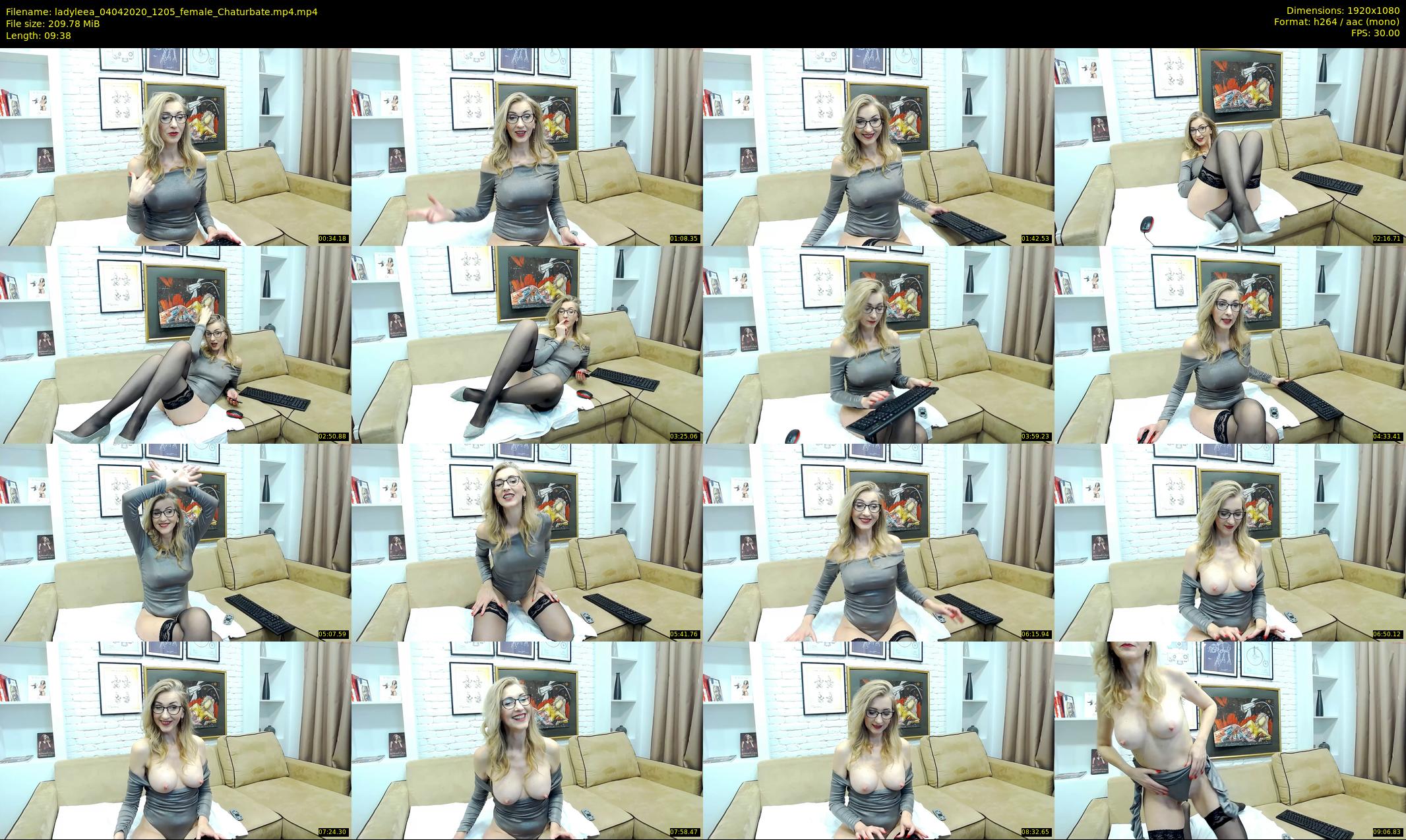 ladyleea — 10 minute Chaturbate female cam show recording, 1080p, Apr 4, 2020