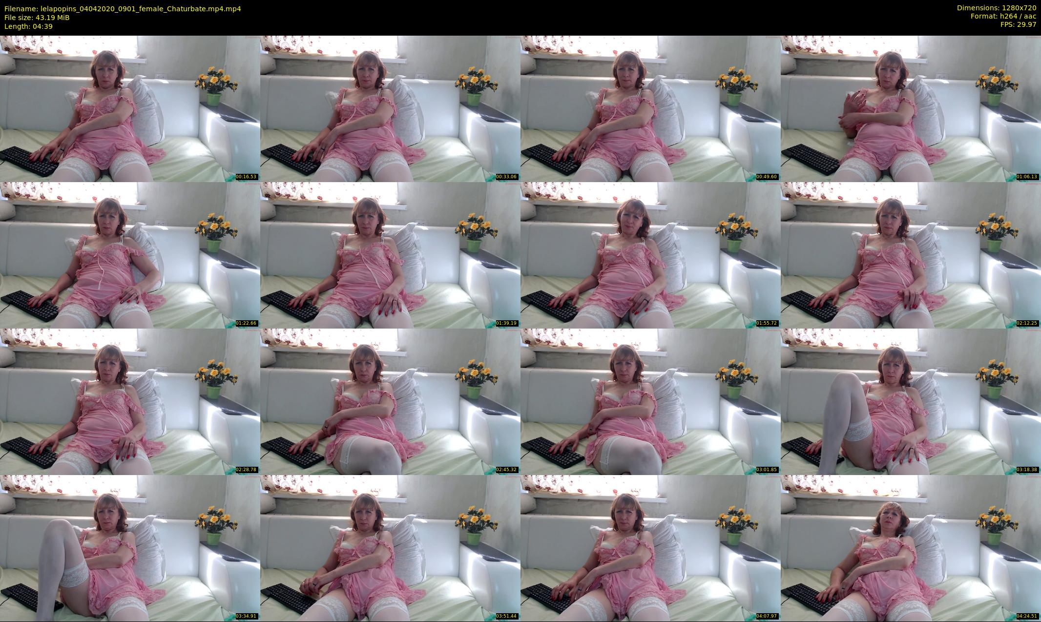 lelapopins — 5 minute Chaturbate female cam show recording, 720p, Apr 4, 2020