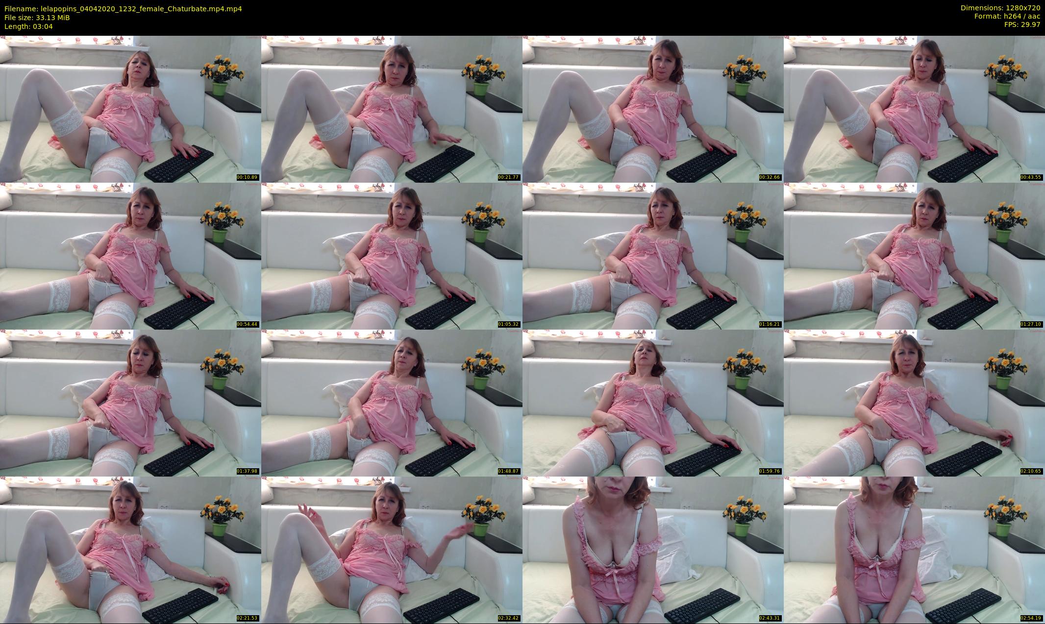 lelapopins — 4 minute Chaturbate female cam show recording, 720p, Apr 4, 2020
