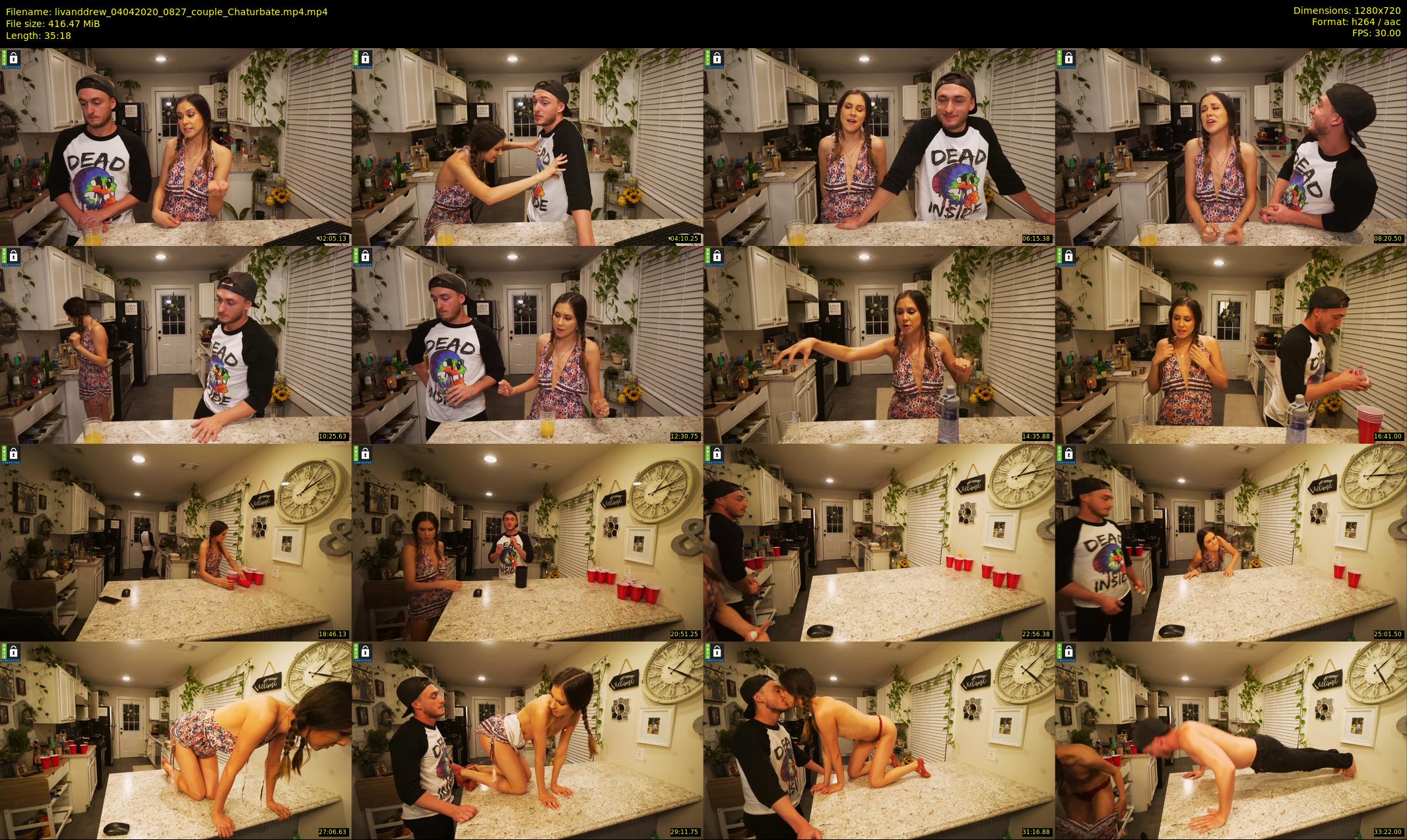 livanddrew — 36 minute Chaturbate couple cam show recording, 720p, Apr 4, 2020