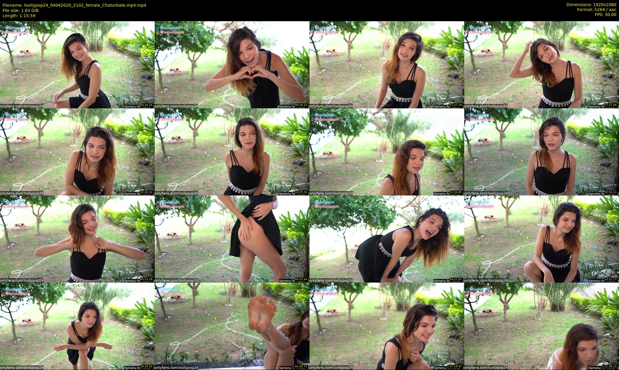 loollypop24 — 76 minute Chaturbate female cam show recording, 1080p, Apr 4, 2020