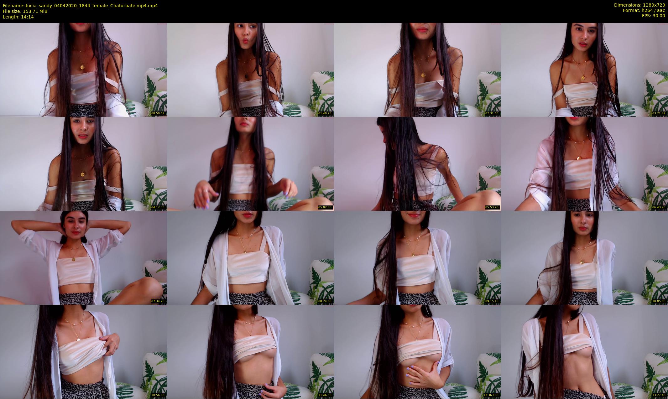 lucia_sandy — 15 minute Chaturbate female cam show recording, 720p, Apr 4, 2020