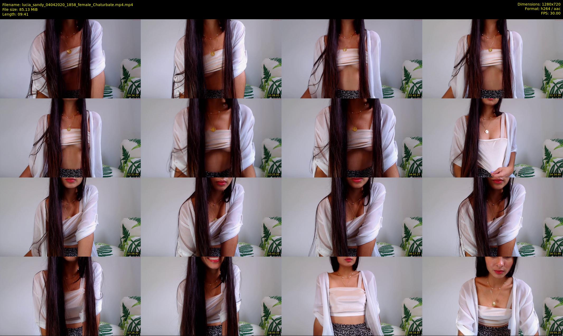 lucia_sandy — 10 minute Chaturbate female cam show recording, 720p, Apr 4, 2020