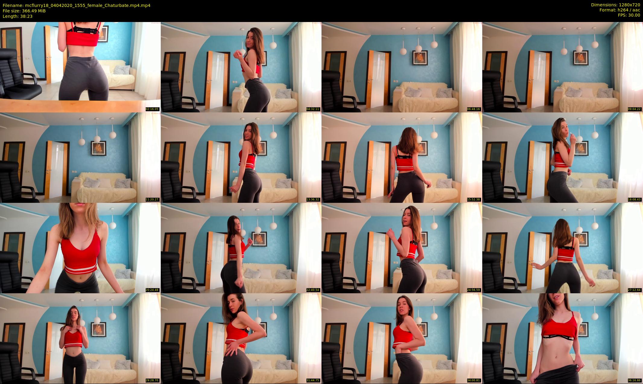 mcflurry18 — 39 minute Chaturbate female cam show recording, 720p, Apr 4, 2020