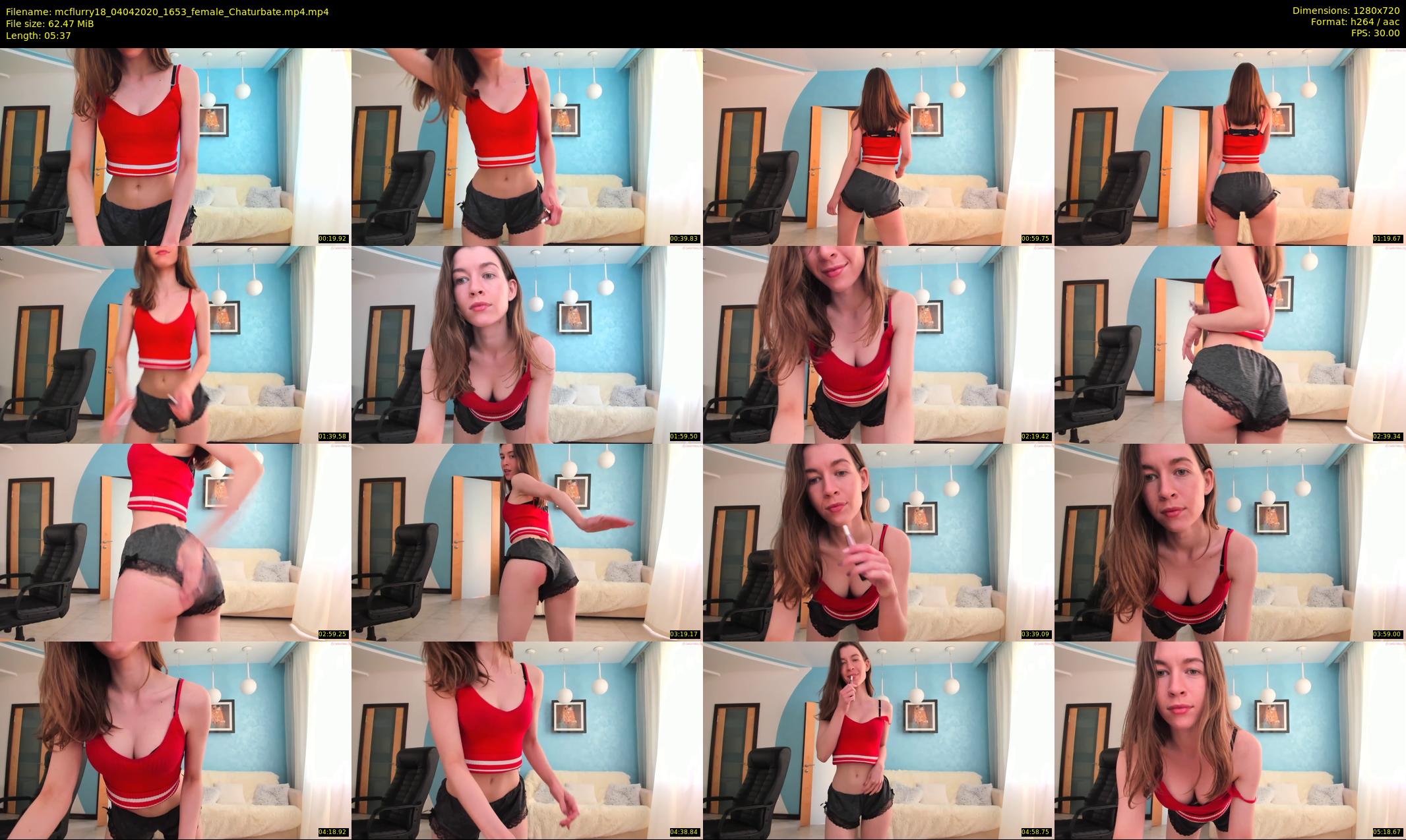 mcflurry18 — 6 minute Chaturbate female cam show recording, 720p, Apr 4, 2020