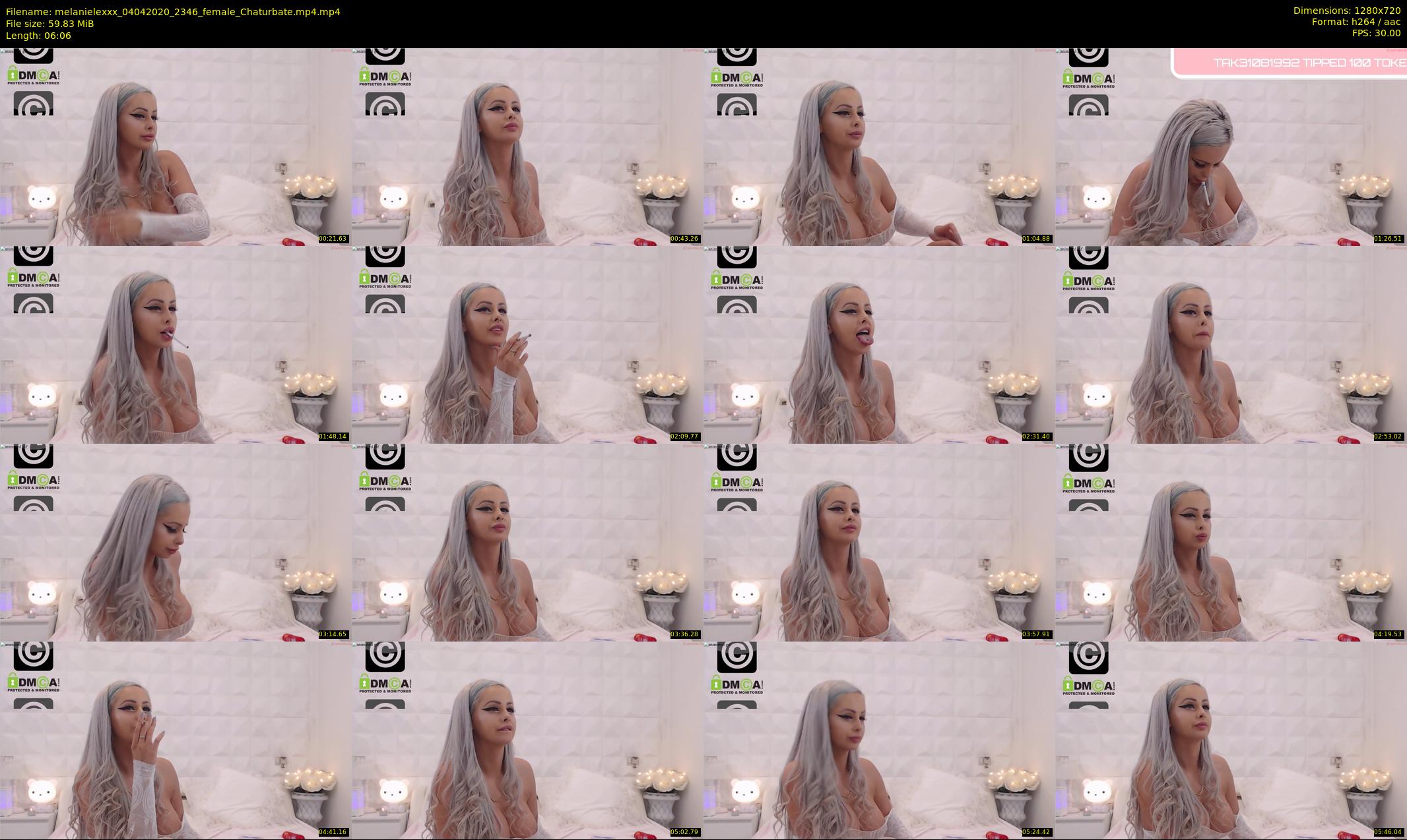melanielexxx — 7 minute Chaturbate female cam show recording, 720p, Apr 4, 2020