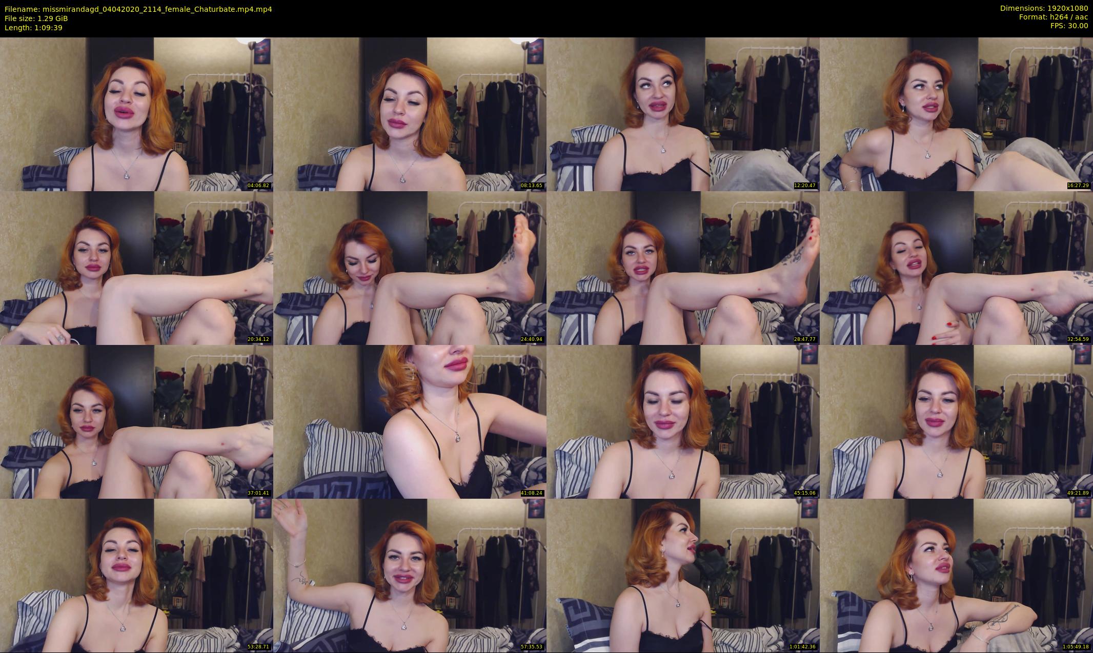 missmirandagd — 70 minute Chaturbate female cam show recording, 1080p, Apr 4, 2020