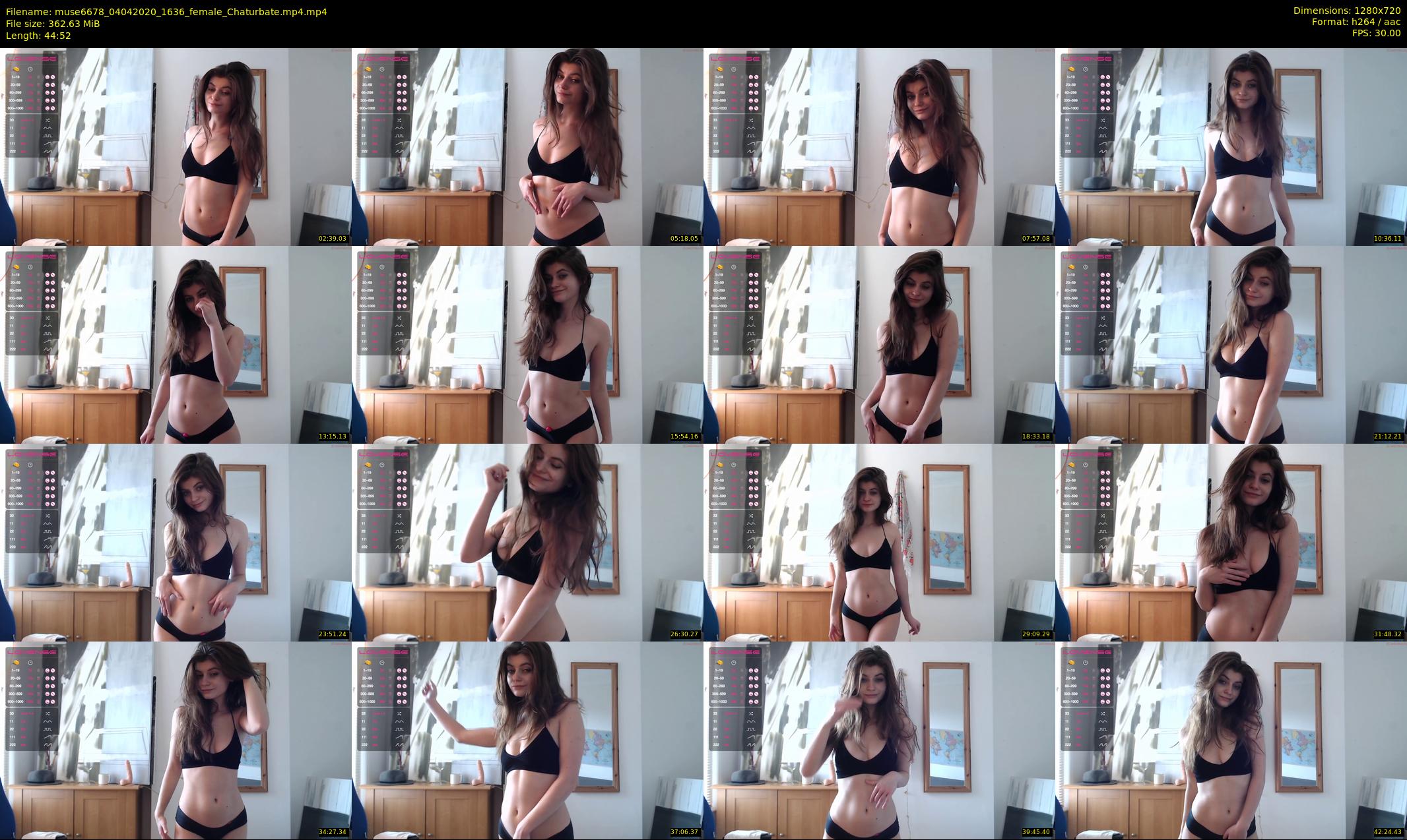 muse6678 — 45 minute Chaturbate female cam show recording, 720p, Apr 4, 2020