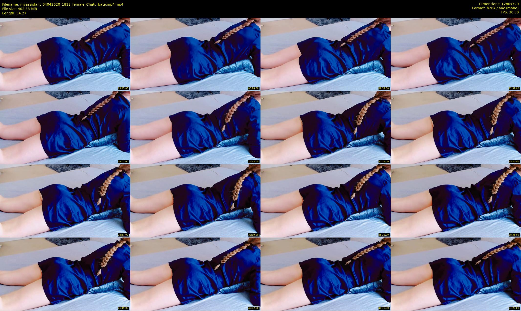 myassistant — 55 minute Chaturbate female cam show recording, 720p, Apr 4, 2020