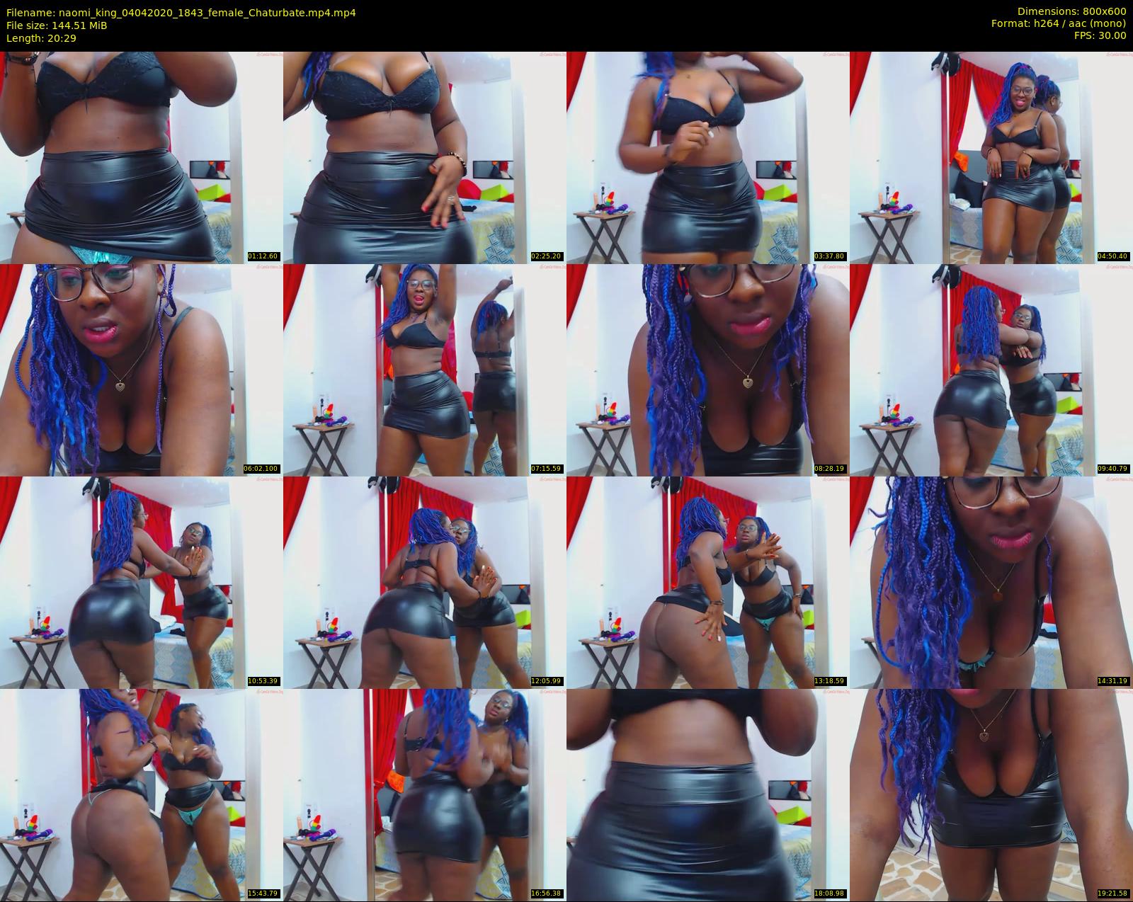 naomi_king — 21 minute Chaturbate female cam show recording, 480p, Apr 4, 2020