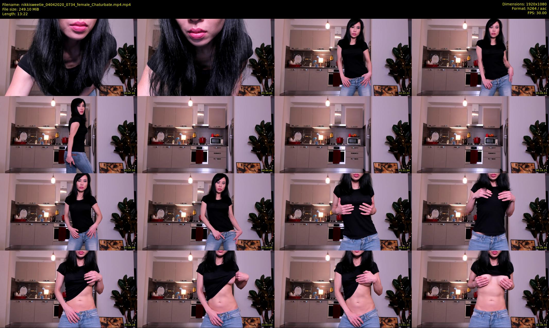 nikkisweetie — 14 minute Chaturbate female cam show recording, 1080p, Apr 4, 2020