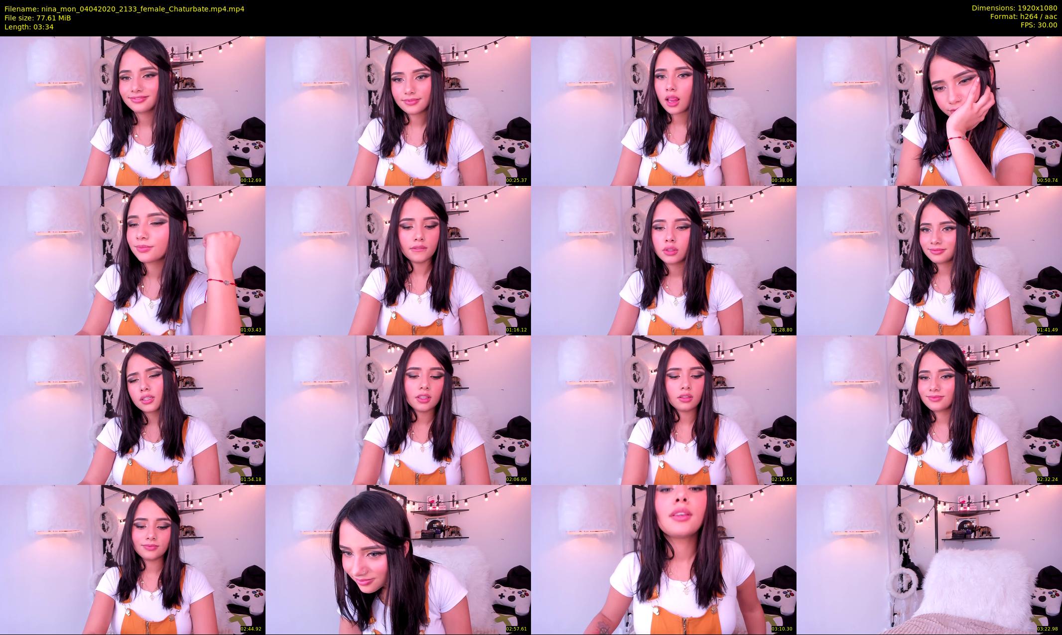 nina_mon — 4 minute Chaturbate female cam show recording, 1080p, Apr 4, 2020
