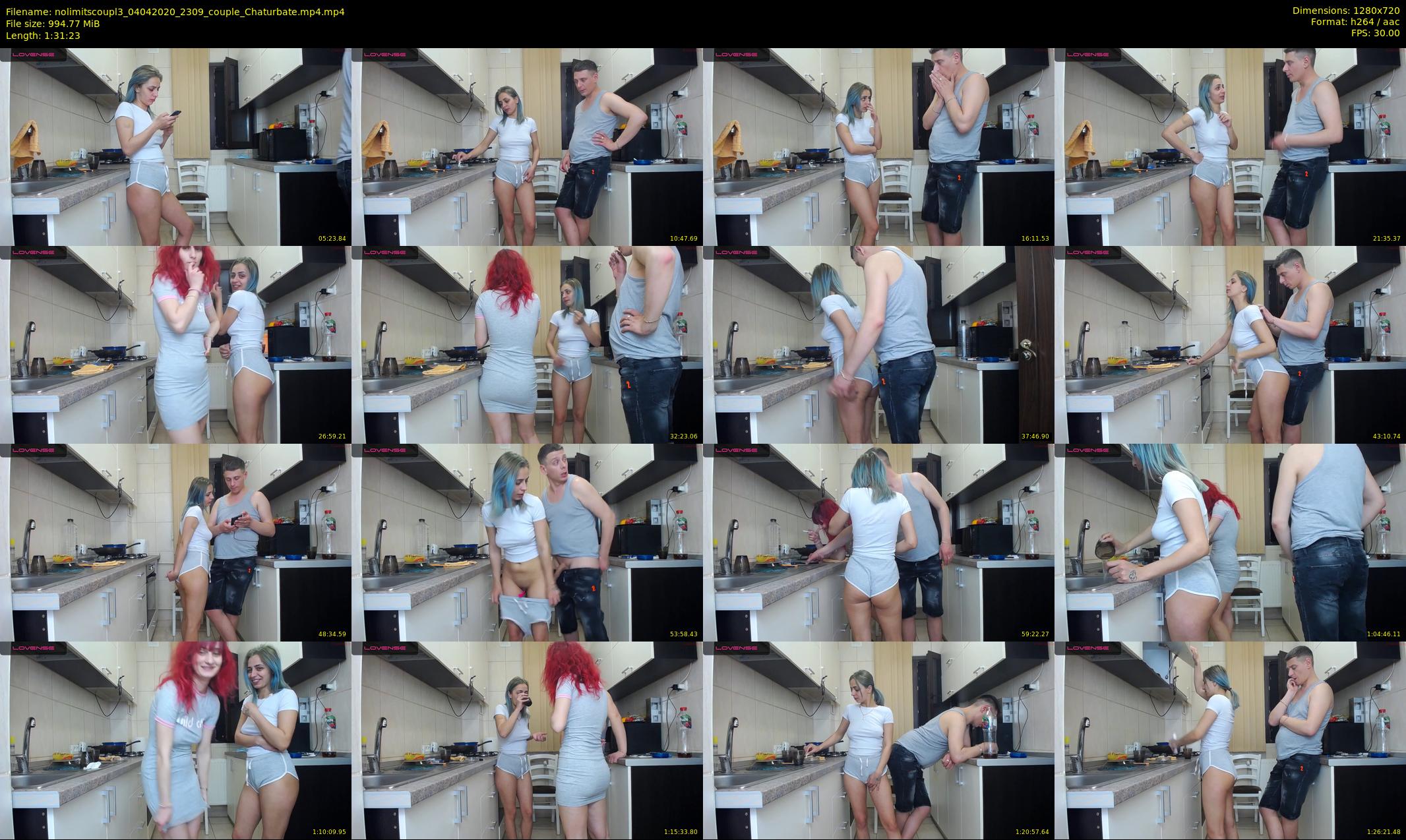 nolimitscoupl3 — 92 minute Chaturbate couple cam show recording, 720p, Apr 4, 2020