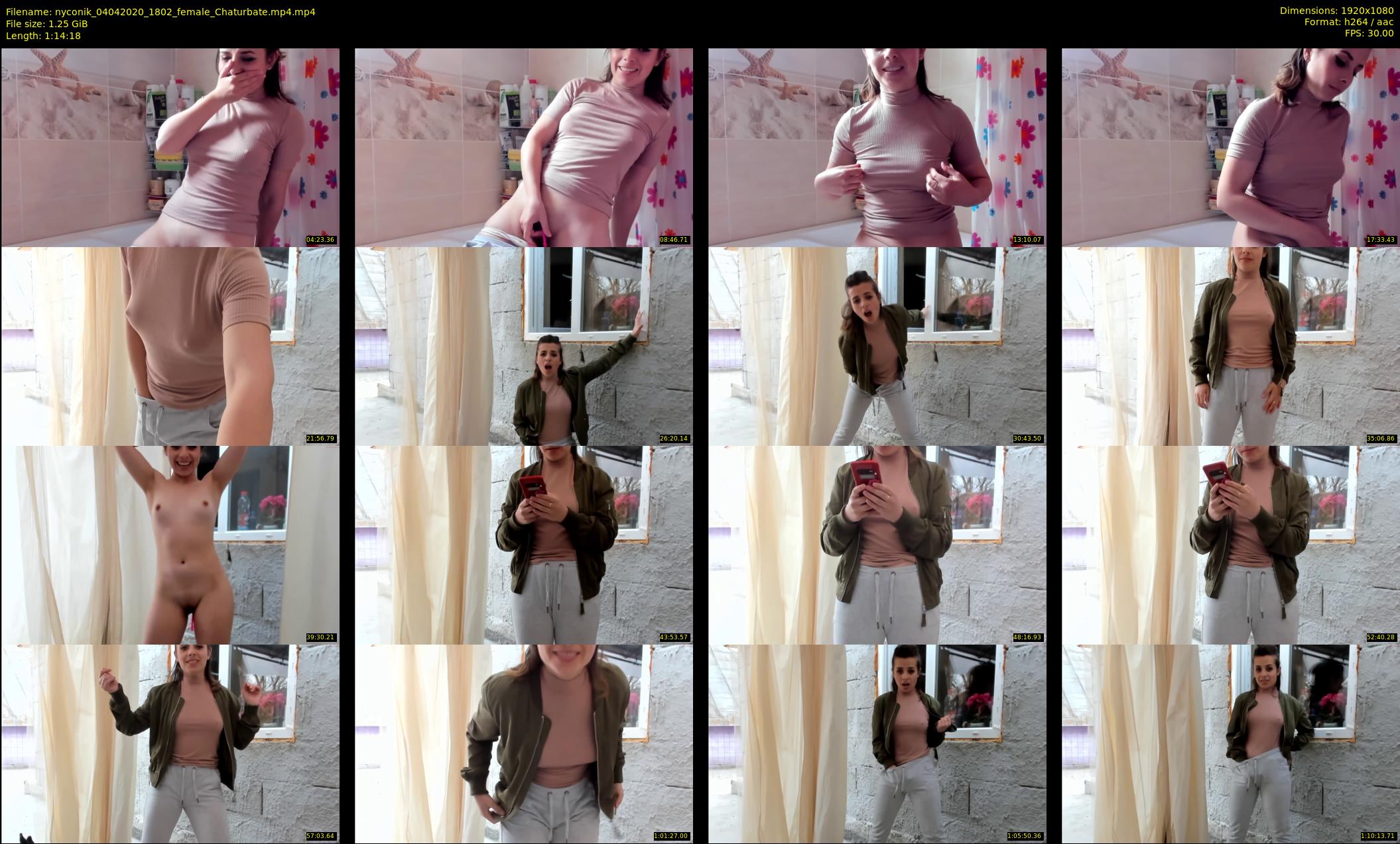 nyconik — 75 minute Chaturbate female cam show recording, 1080p, Apr 4, 2020