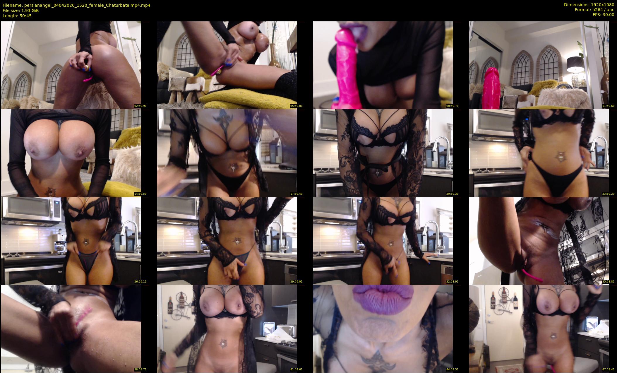 persianangel — 51 minute Chaturbate female cam show recording, 1080p, Apr 4, 2020