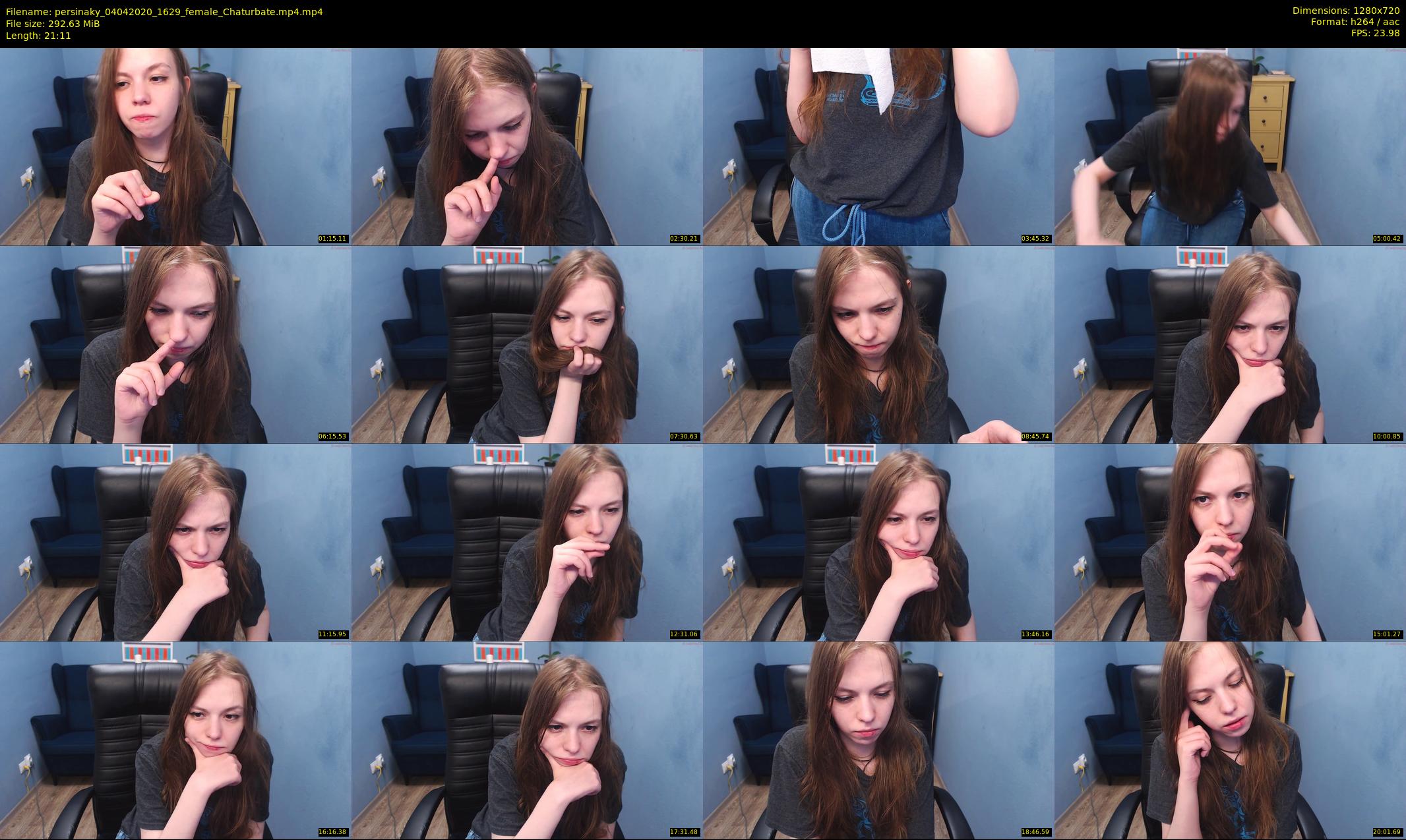 persinaky — 22 minute Chaturbate female cam show recording, 720p, Apr 4, 2020