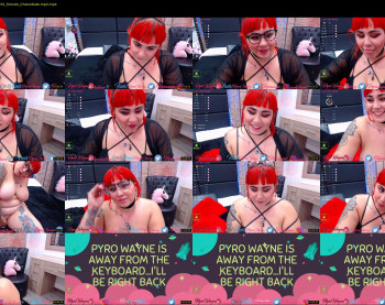 pyrowayne — 54 minute Chaturbate female cam show recording, 720p, Apr 5, 2020