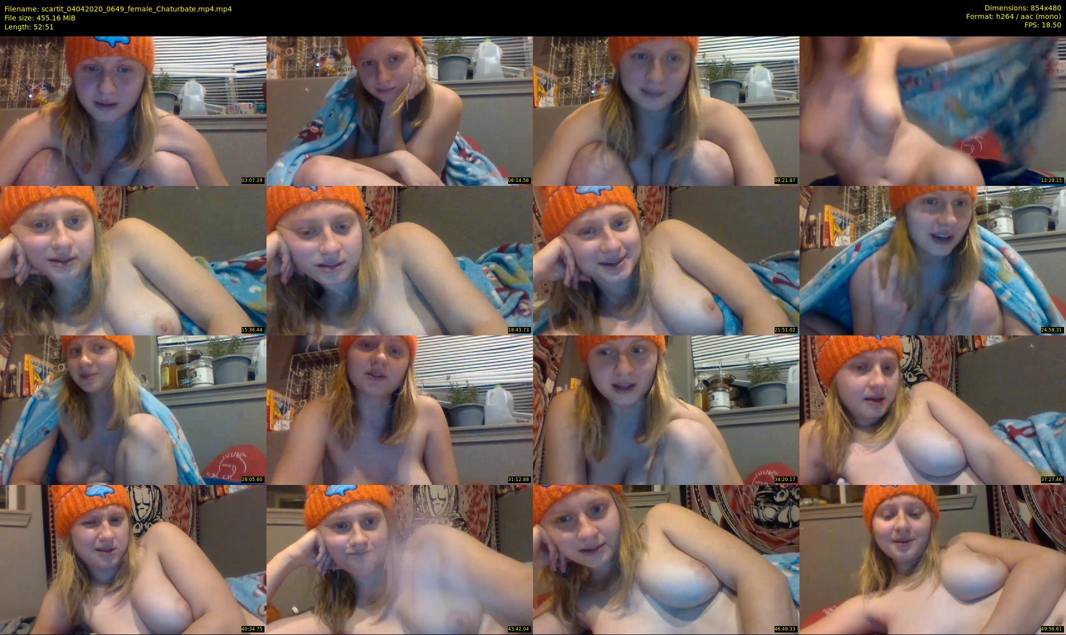 scartit — 53 minute Chaturbate female cam show recording, 480p, Apr 4, 2020