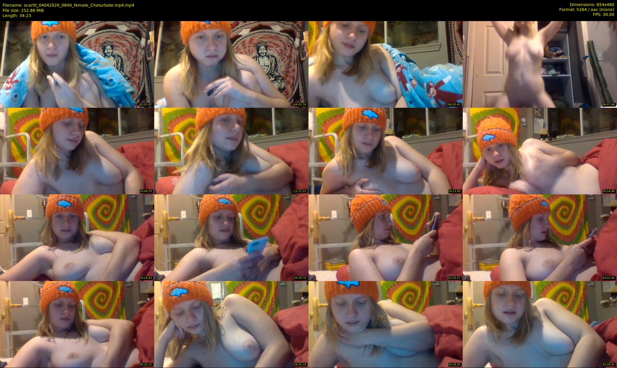 scartit — 35 minute Chaturbate female cam show recording, 480p, Apr 4, 2020