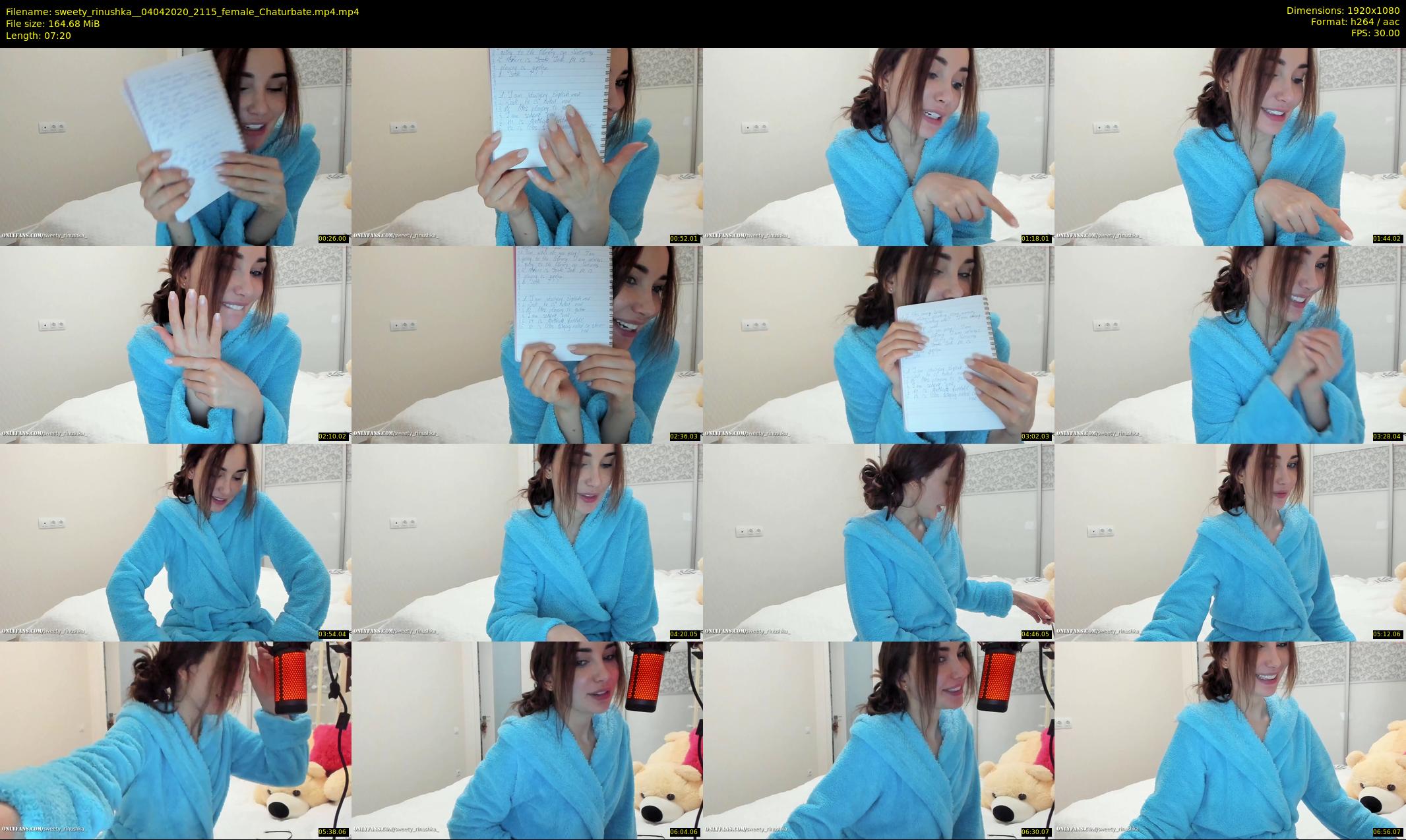 sweety_rinushka_ — 8 minute Chaturbate female cam show recording, 1080p, Apr 4, 2020