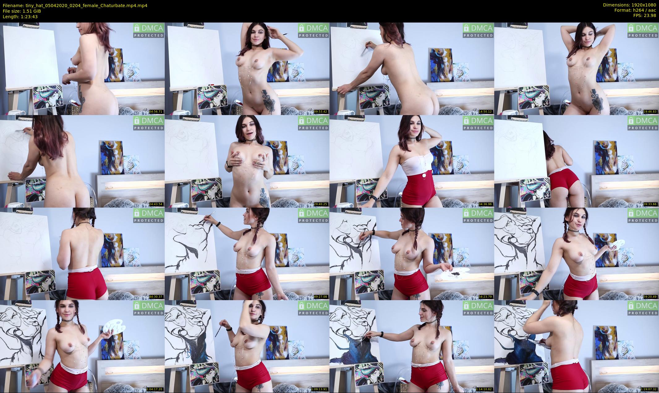 tiny_hat — 84 minute Chaturbate female cam show recording, 1080p, Apr 5, 2020