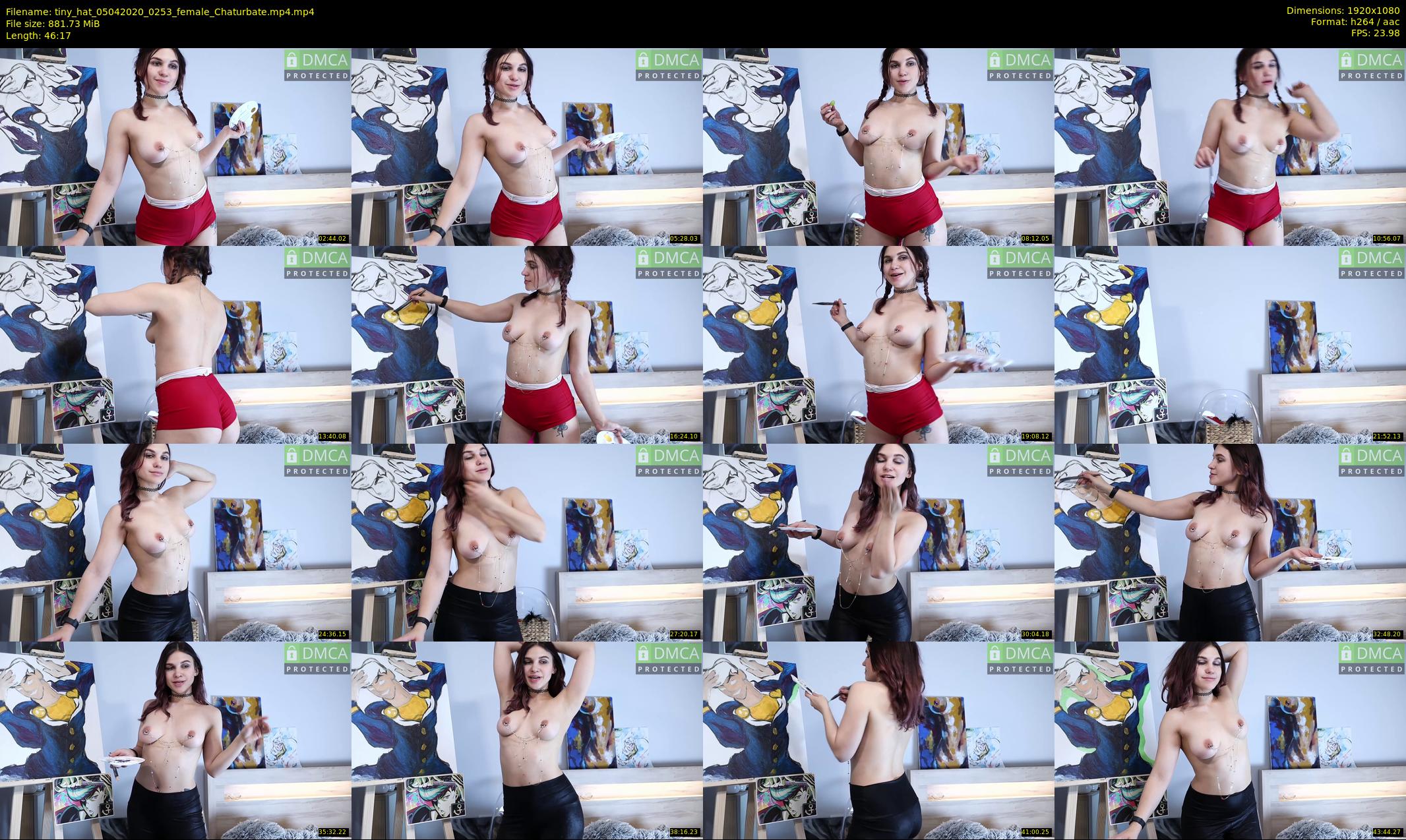 tiny_hat — 47 minute Chaturbate female cam show recording, 1080p, Apr 5, 2020