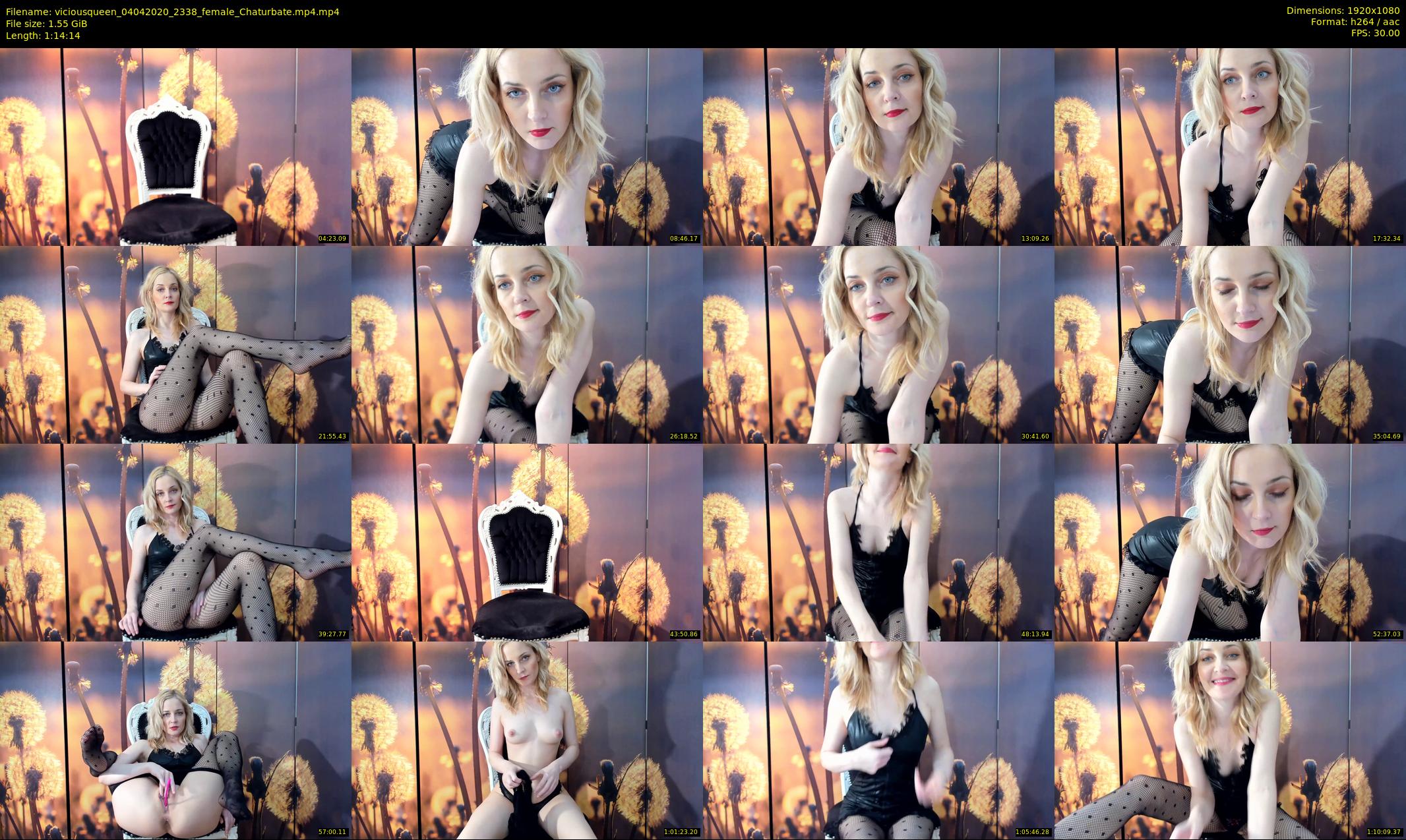 viciousqueen — 75 minute Chaturbate female cam show recording, 1080p, Apr 4, 2020