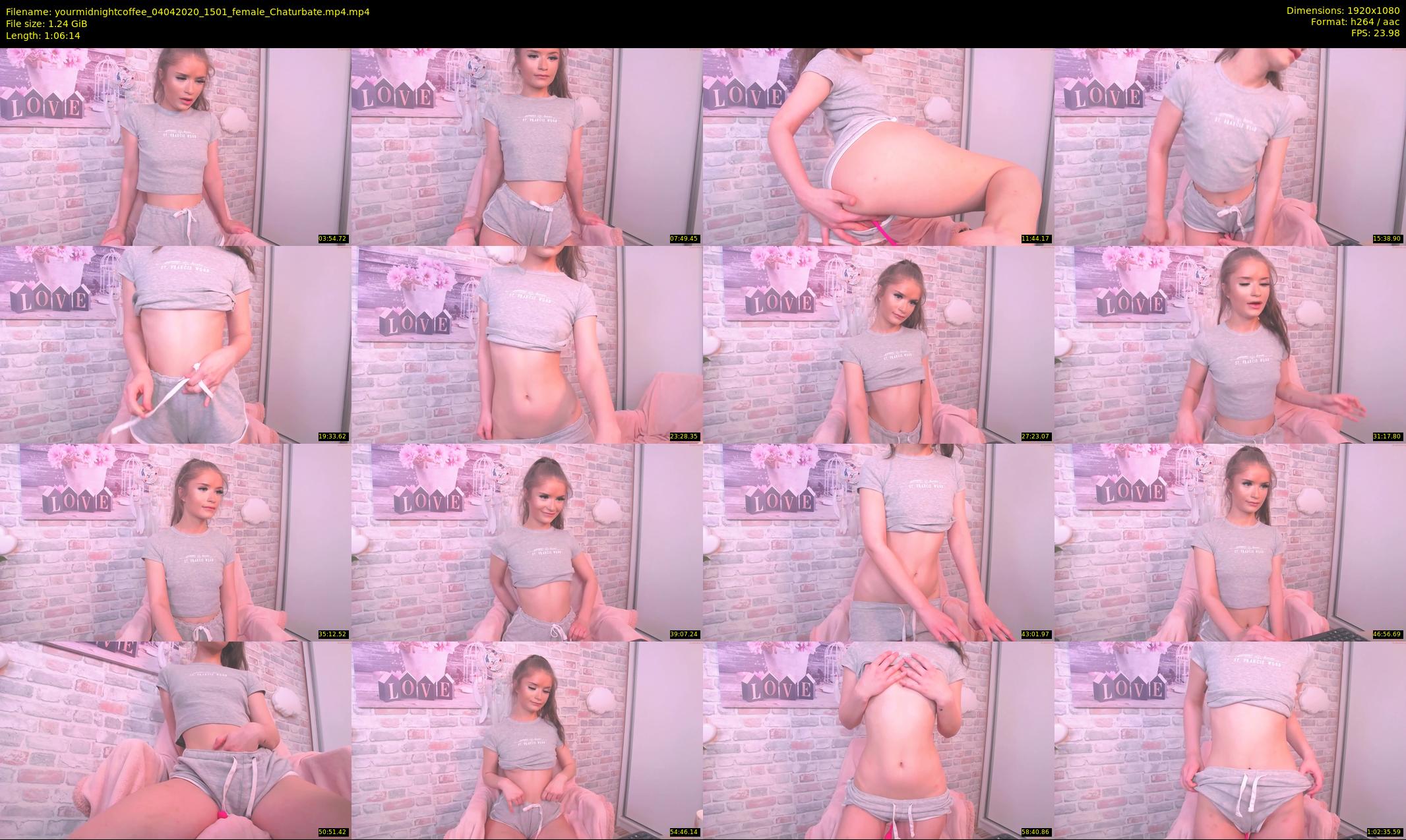 yourmidnightcoffee — 67 minute Chaturbate female cam show recording, 1080p, Apr 4, 2020