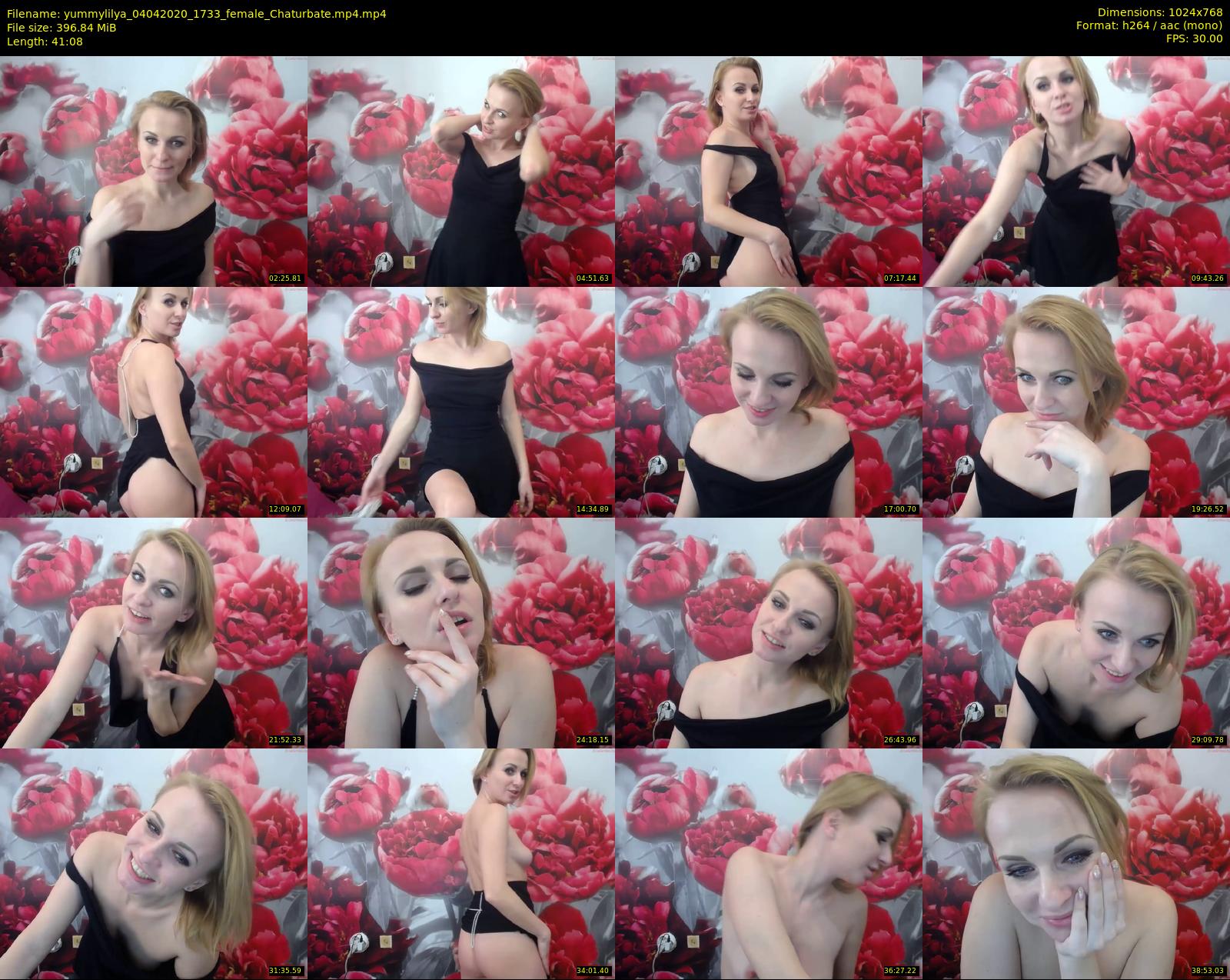 yummylilya — 42 minute Chaturbate female cam show recording, 720p, Apr 4, 2020