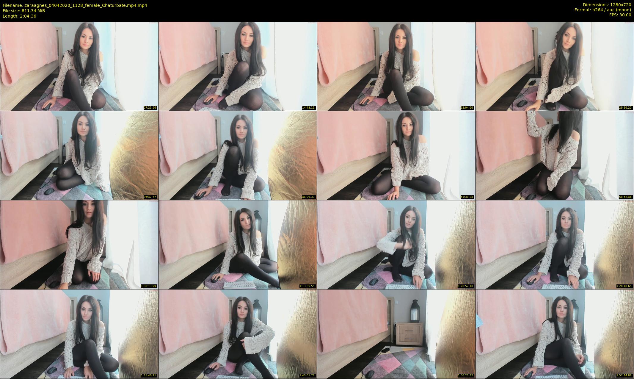 zaraagnes — 125 minute Chaturbate female cam show recording, 720p, Apr 4, 2020