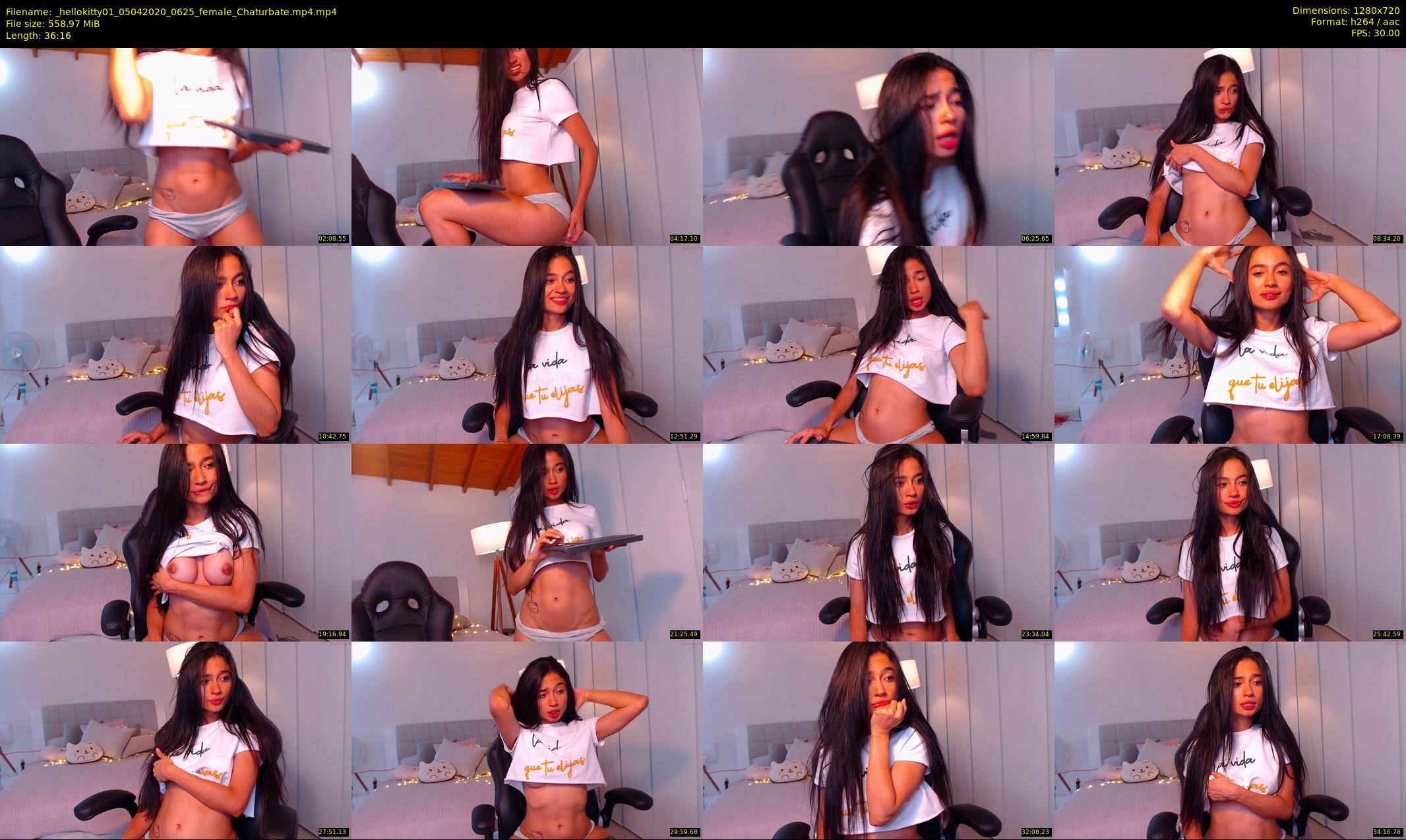 _hellokitty01 — 37 minute Chaturbate female cam show recording, 720p, Apr 5, 2020