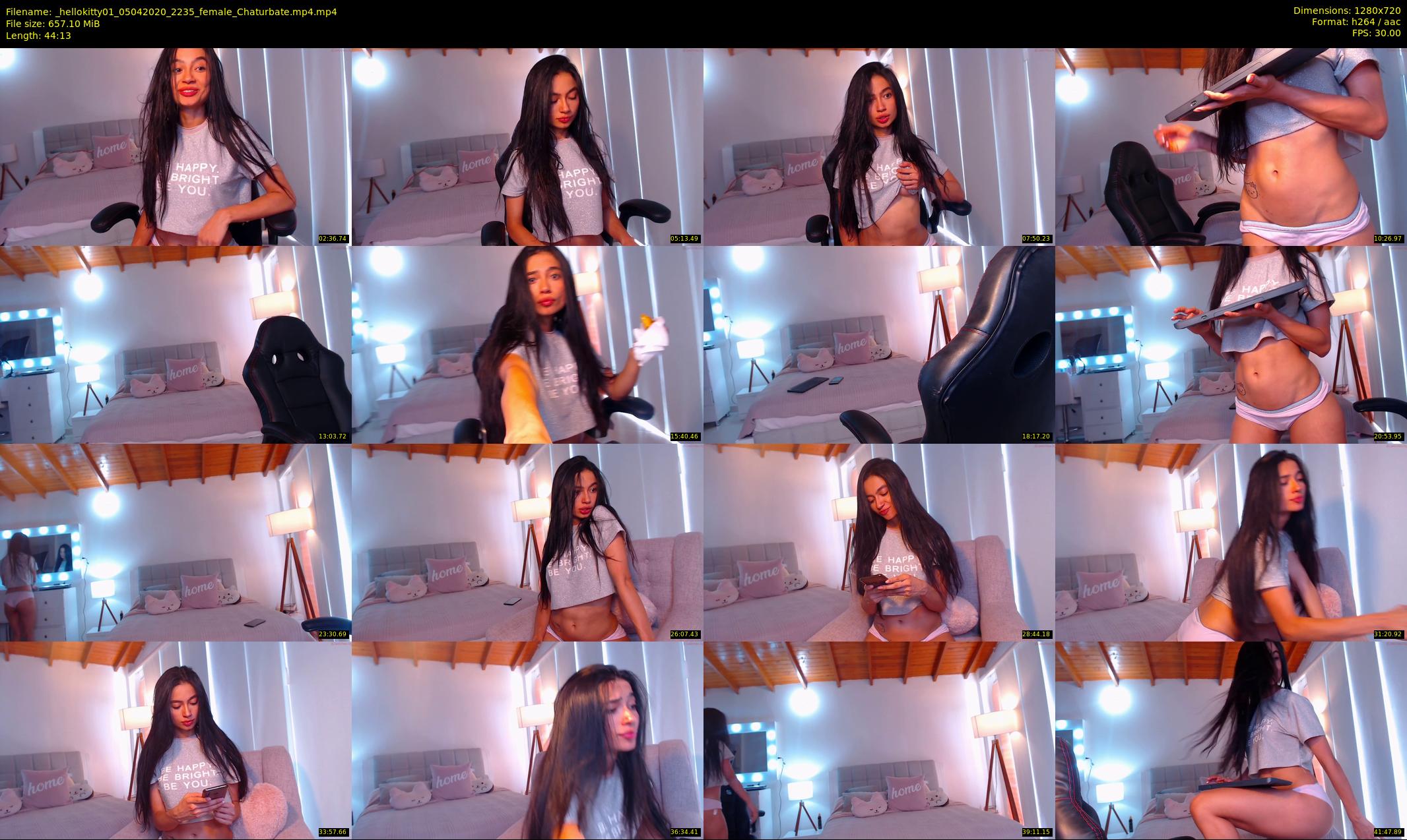 _hellokitty01 — 45 minute Chaturbate female cam show recording, 720p, Apr 5, 2020
