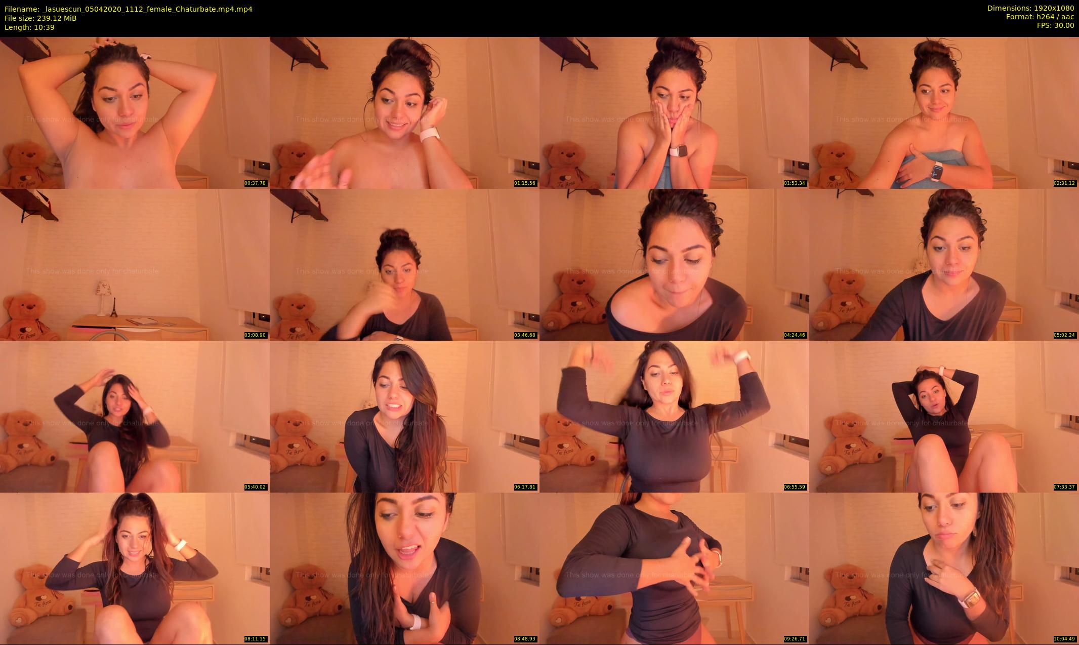 _lasuescun — 11 minute Chaturbate female cam show recording, 1080p, Apr 5, 2020