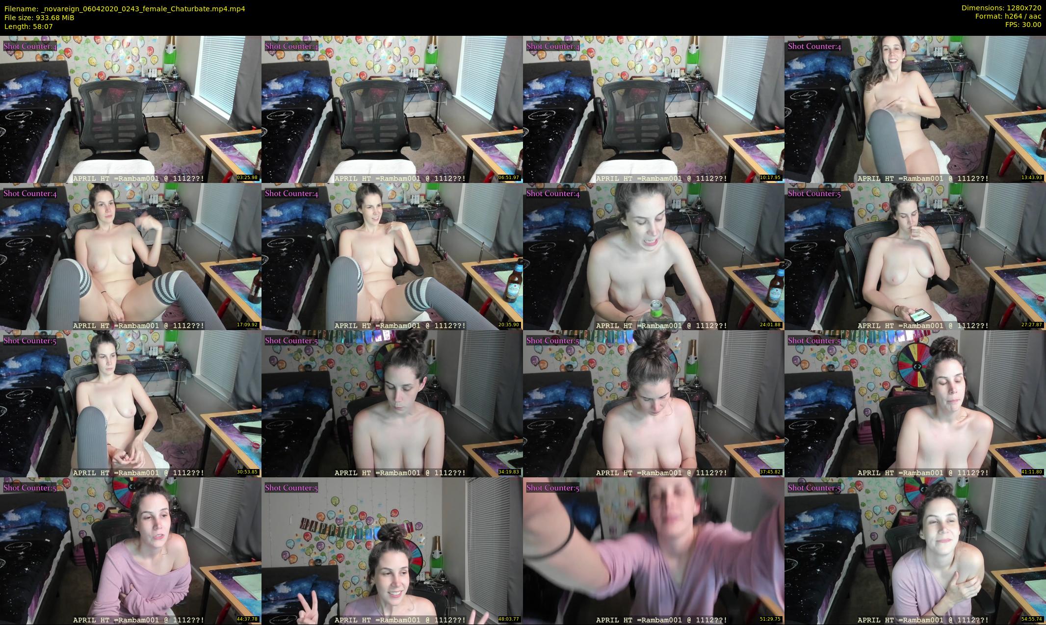 _novareign — 59 minute Chaturbate female cam show recording, 720p, Apr 6, 2020