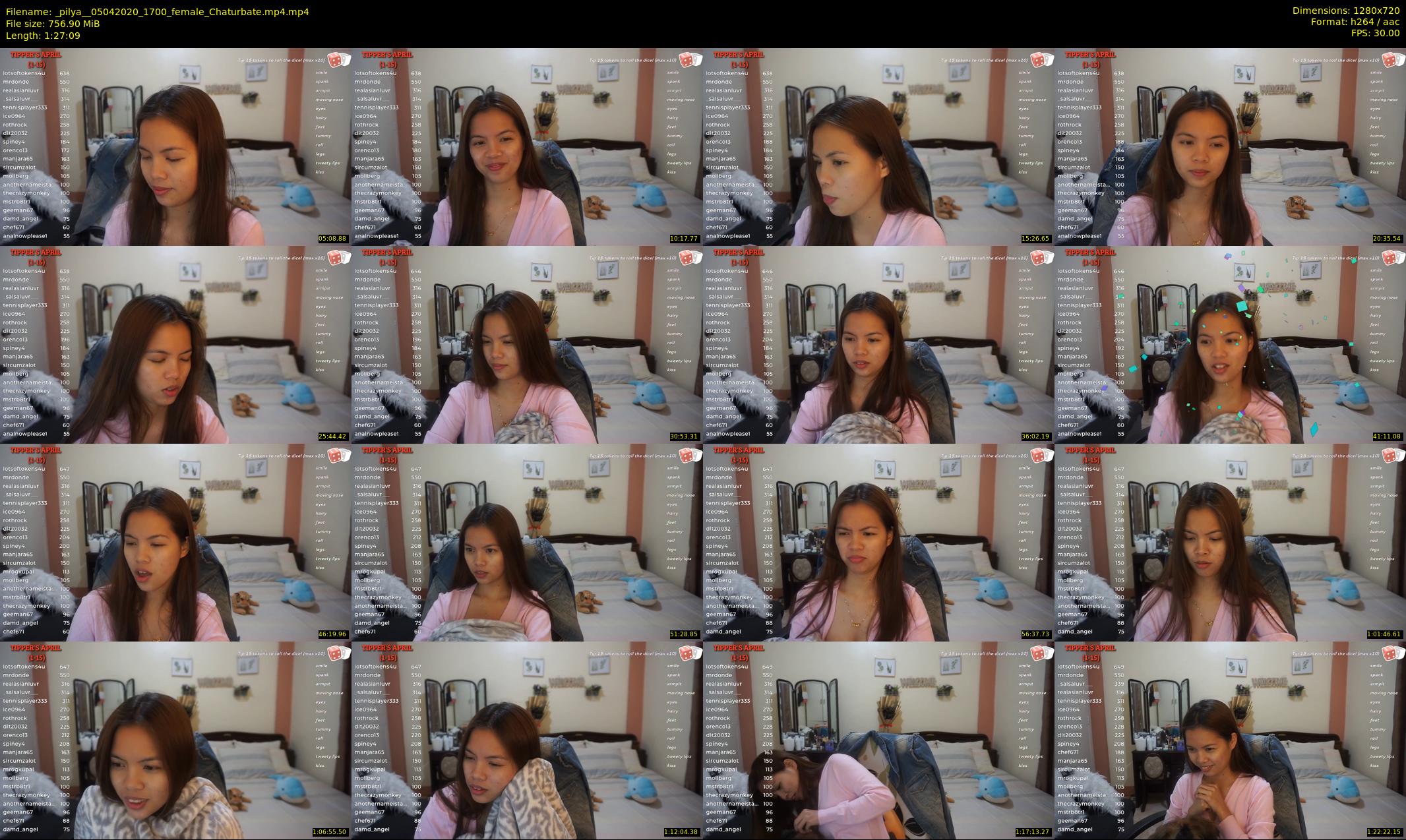 _pilya_ — 88 minute Chaturbate female cam show recording, 720p, Apr 5, 2020