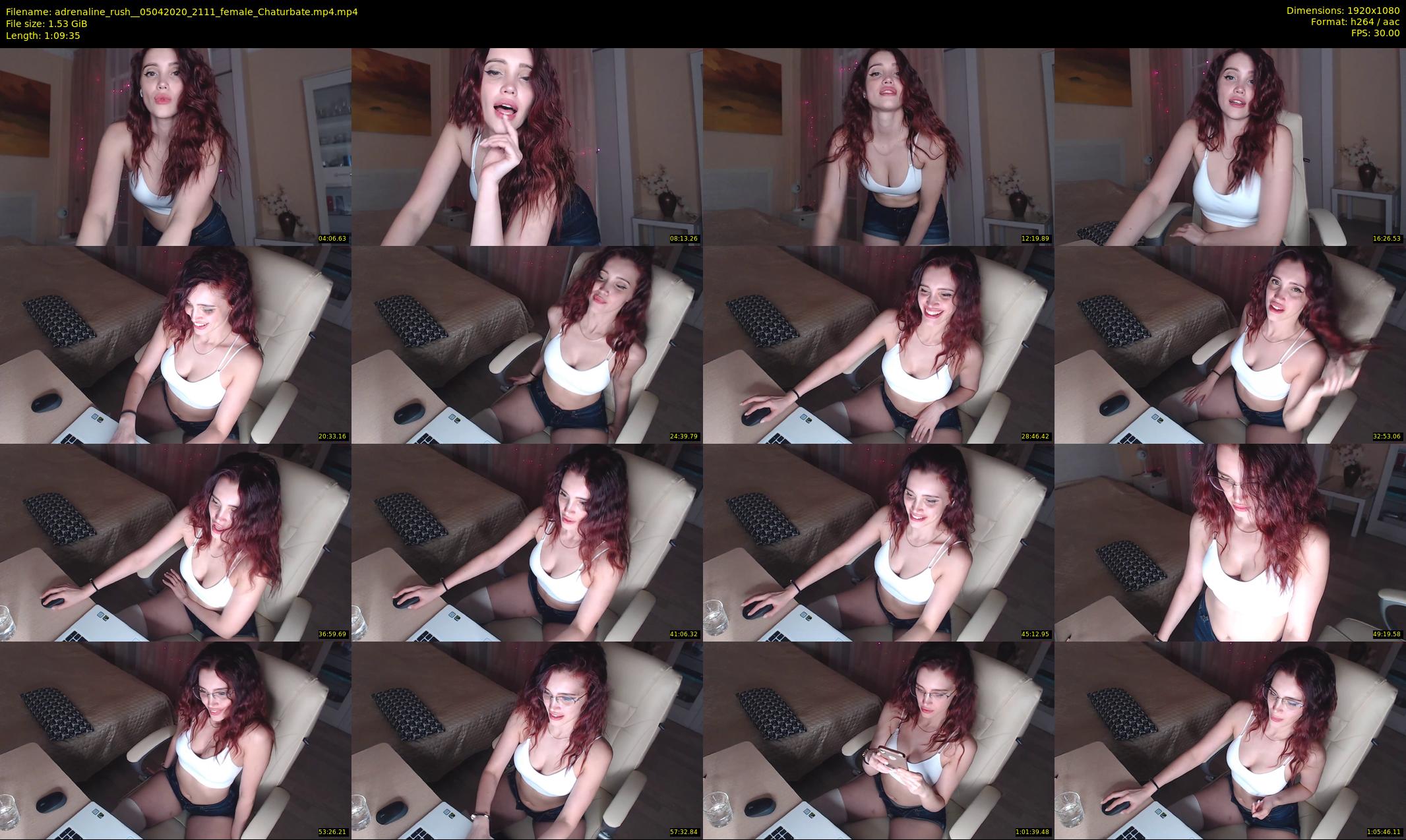 adrenaline_rush_ — 70 minute Chaturbate female cam show recording, 1080p, Apr 5, 2020