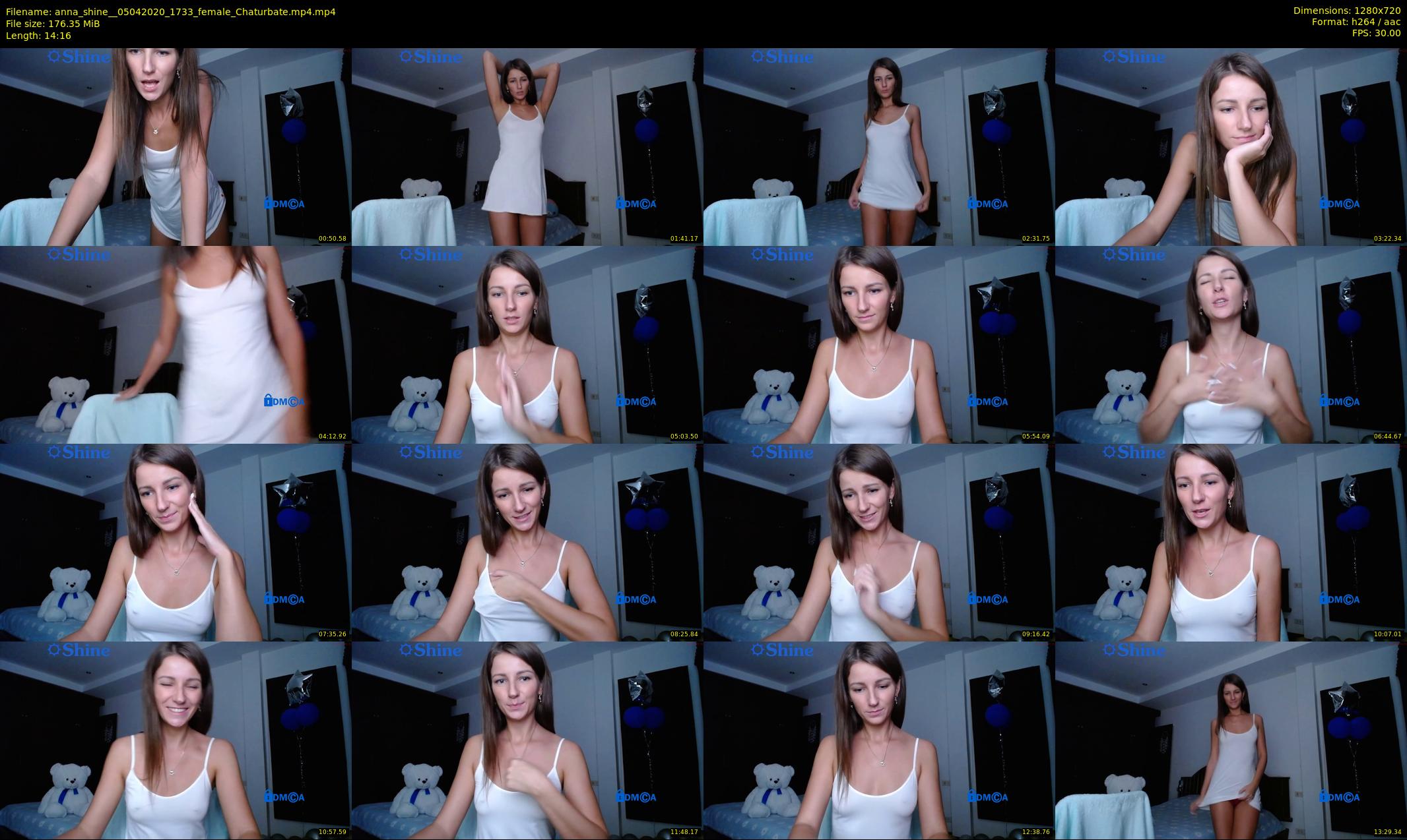 anna_shine_ — 15 minute Chaturbate female cam show recording, 720p, Apr 5, 2020