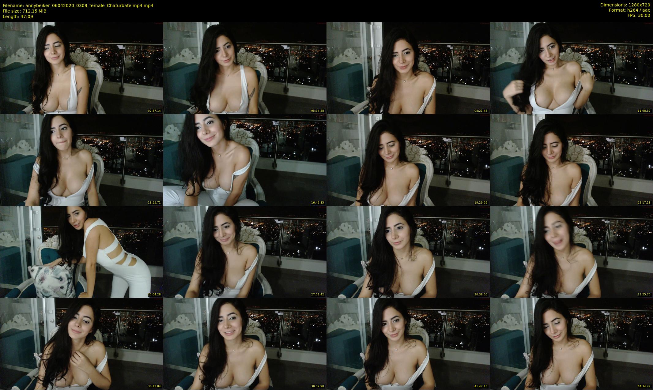 annybeiker — 48 minute Chaturbate female cam show recording, 720p, Apr 6, 2020