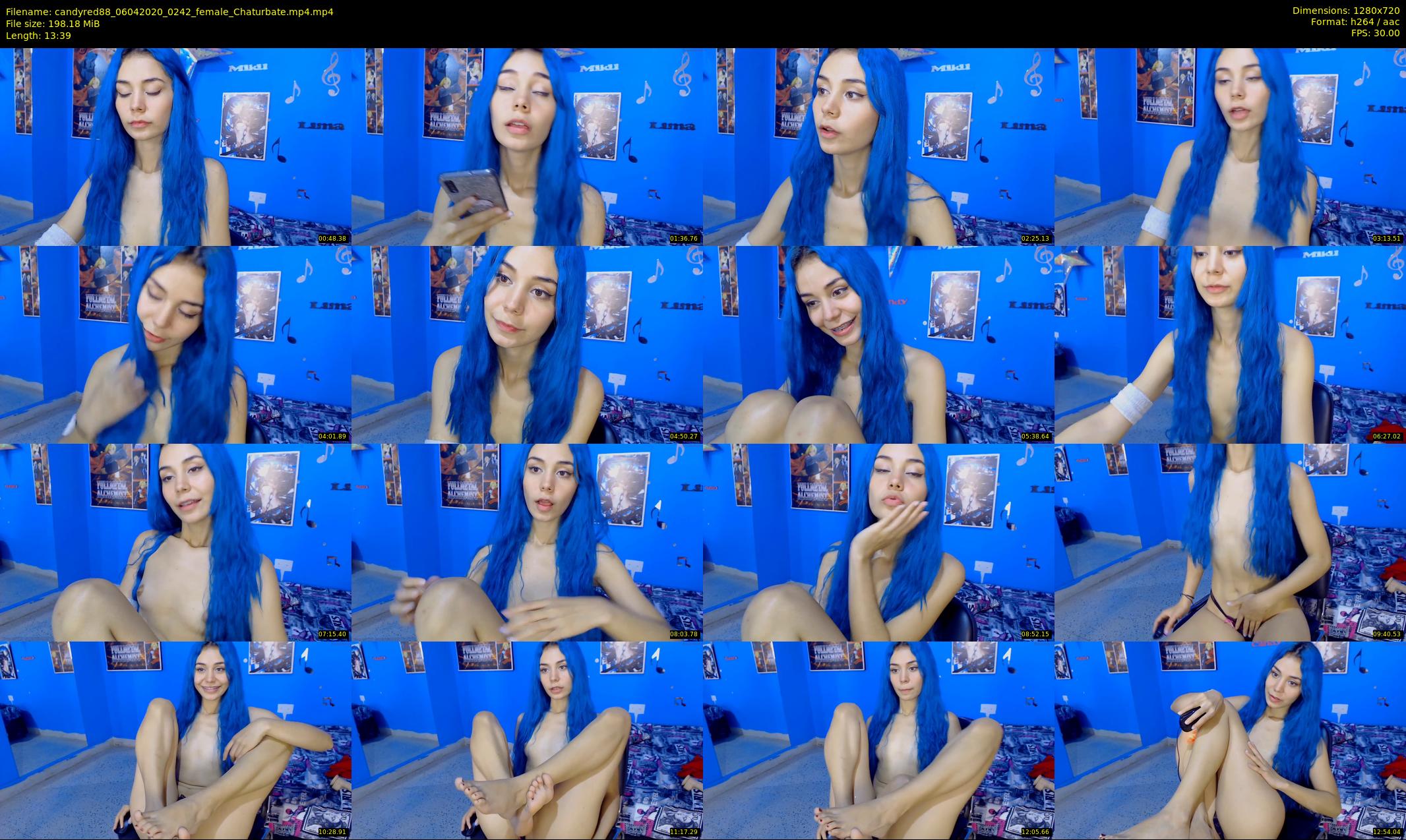 candyred88 — 14 minute Chaturbate female cam show recording, 720p, Apr 6, 2020