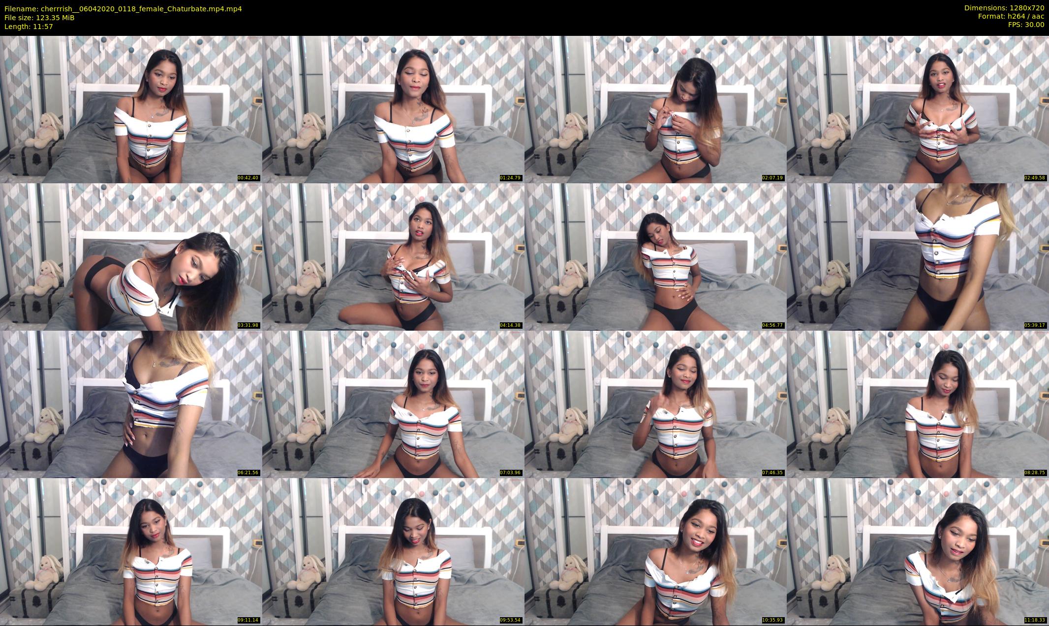 cherrrish_ — 12 minute Chaturbate female cam show recording, 720p, Apr 6, 2020