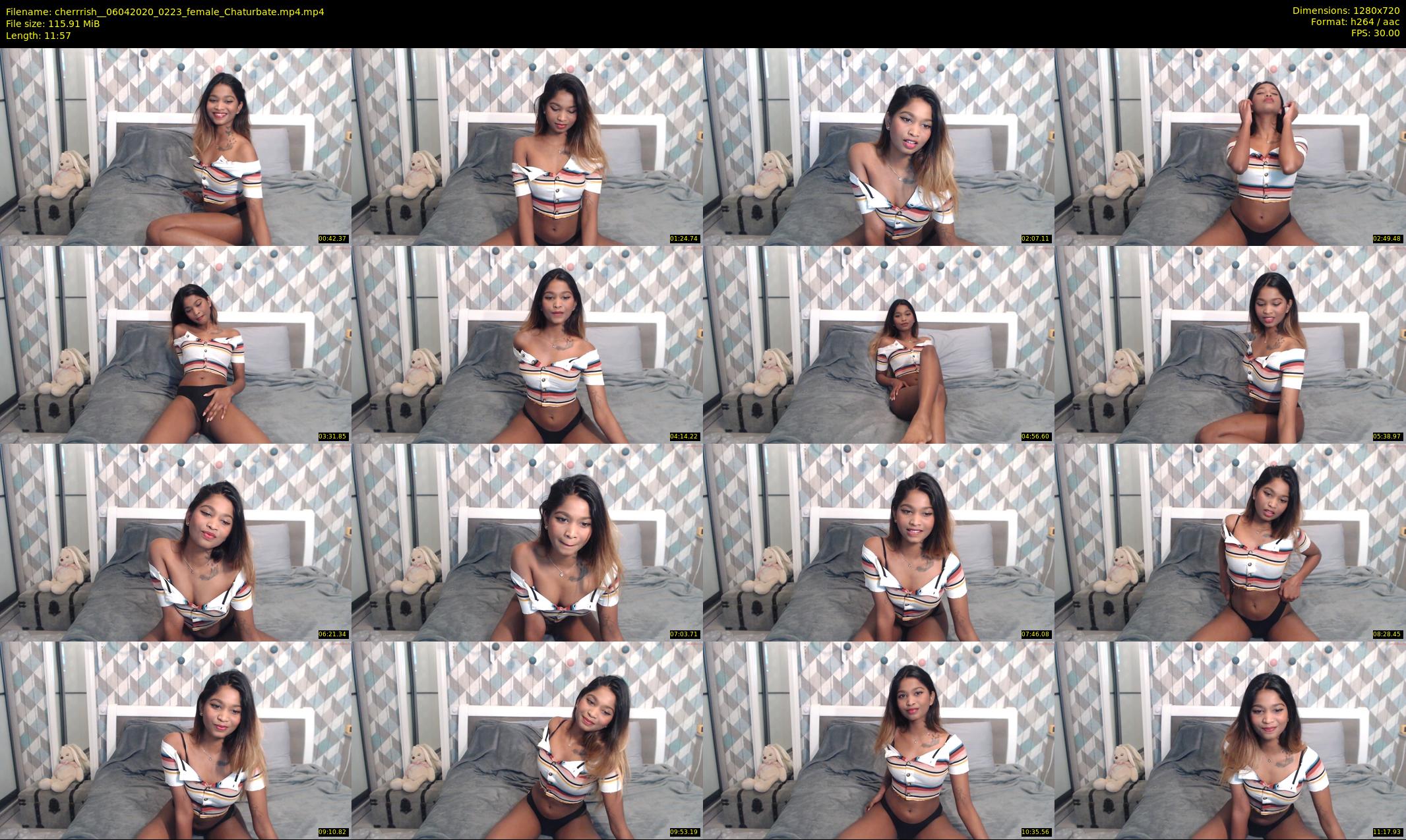 cherrrish_ — 12 minute Chaturbate female cam show recording, 720p, Apr 6, 2020