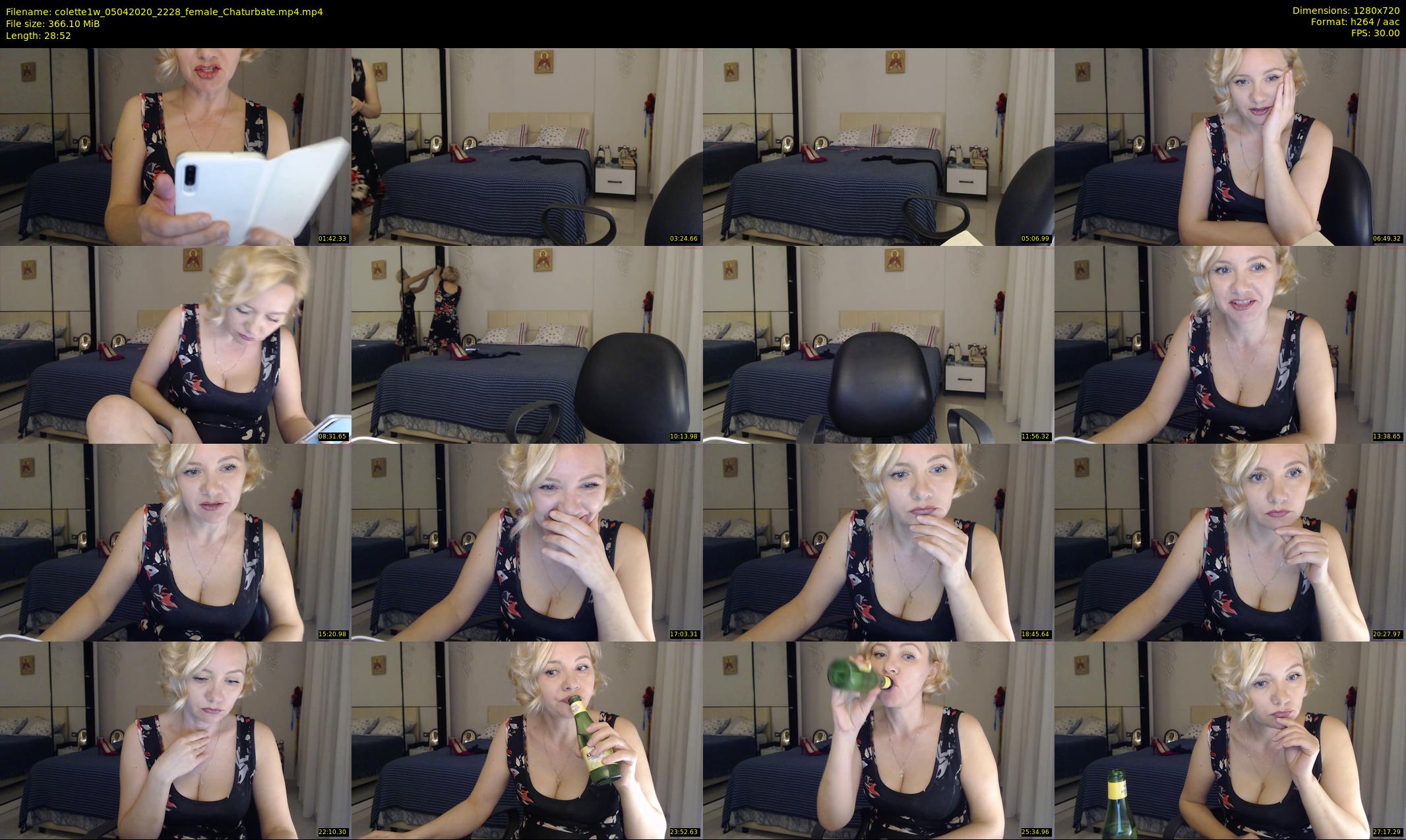 colette1w — 29 minute Chaturbate female cam show recording, 720p, Apr 5, 2020