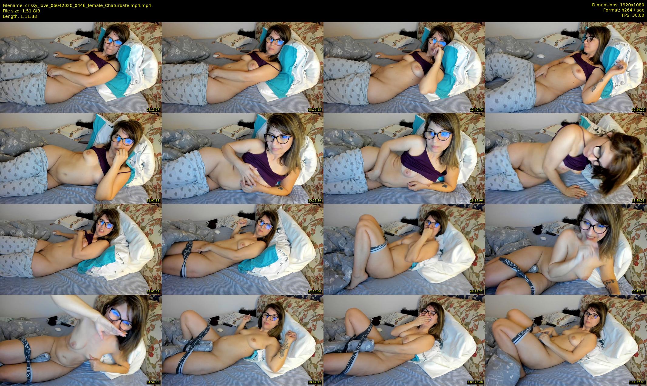 crissy_love — 72 minute Chaturbate female cam show recording, 1080p, Apr 6, 2020