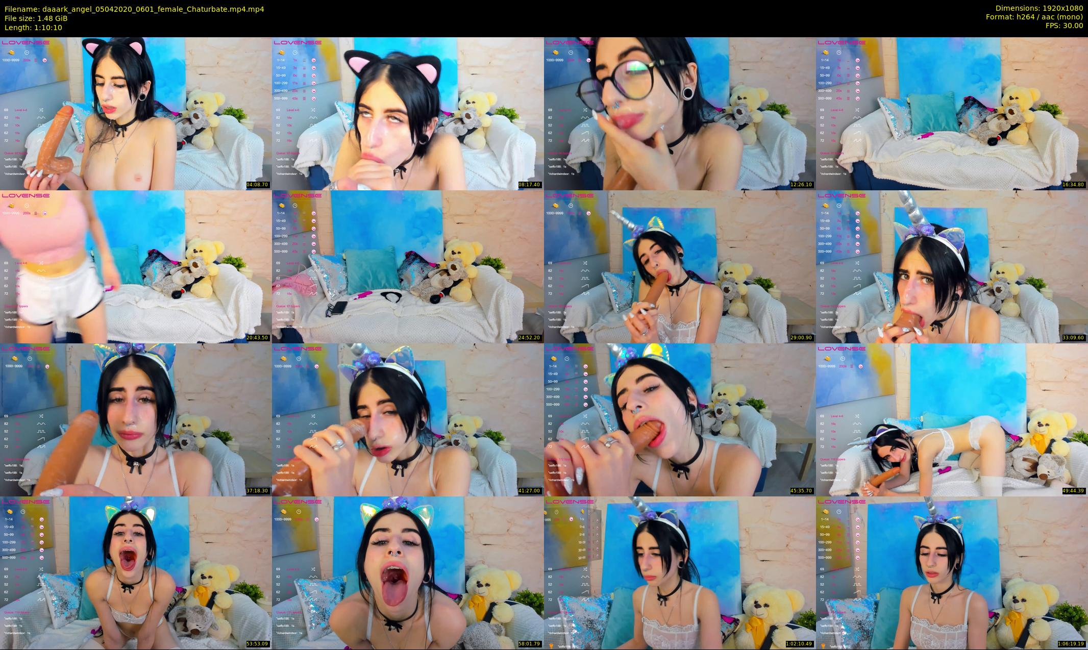daaark_angel — 71 minute Chaturbate female cam show recording, 1080p, Apr 5, 2020
