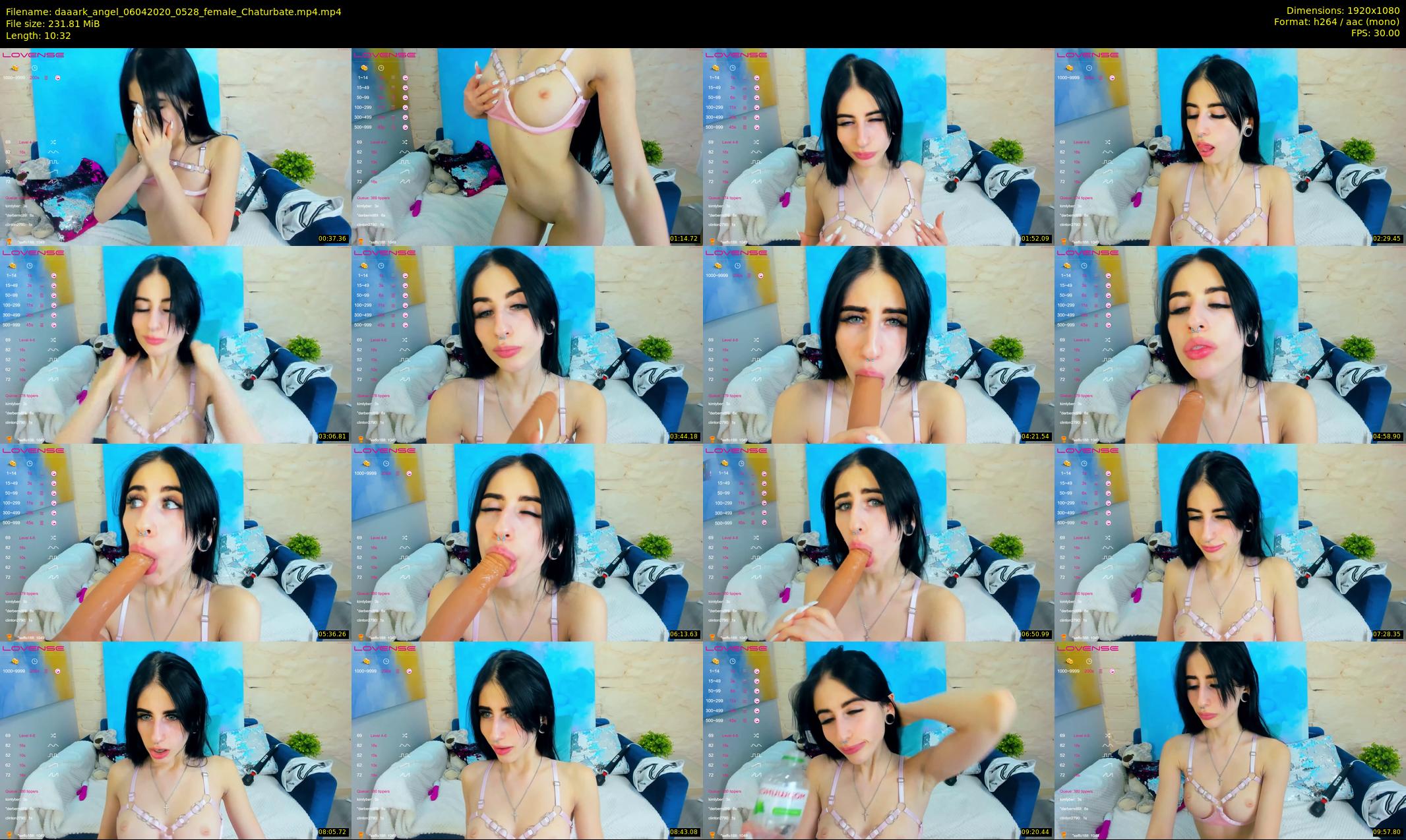 daaark_angel — 11 minute Chaturbate female cam show recording, 1080p, Apr 6, 2020