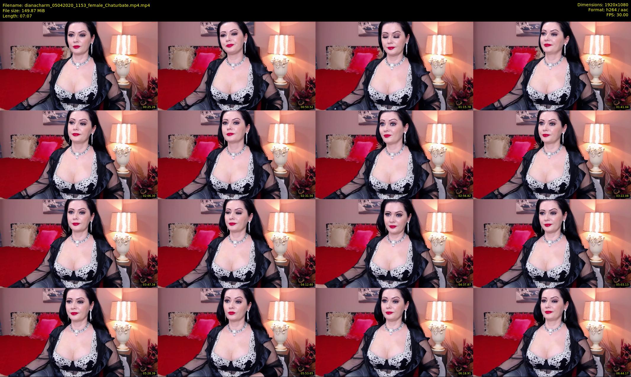 dianacharm — 8 minute Chaturbate female cam show recording, 1080p, Apr 5, 2020
