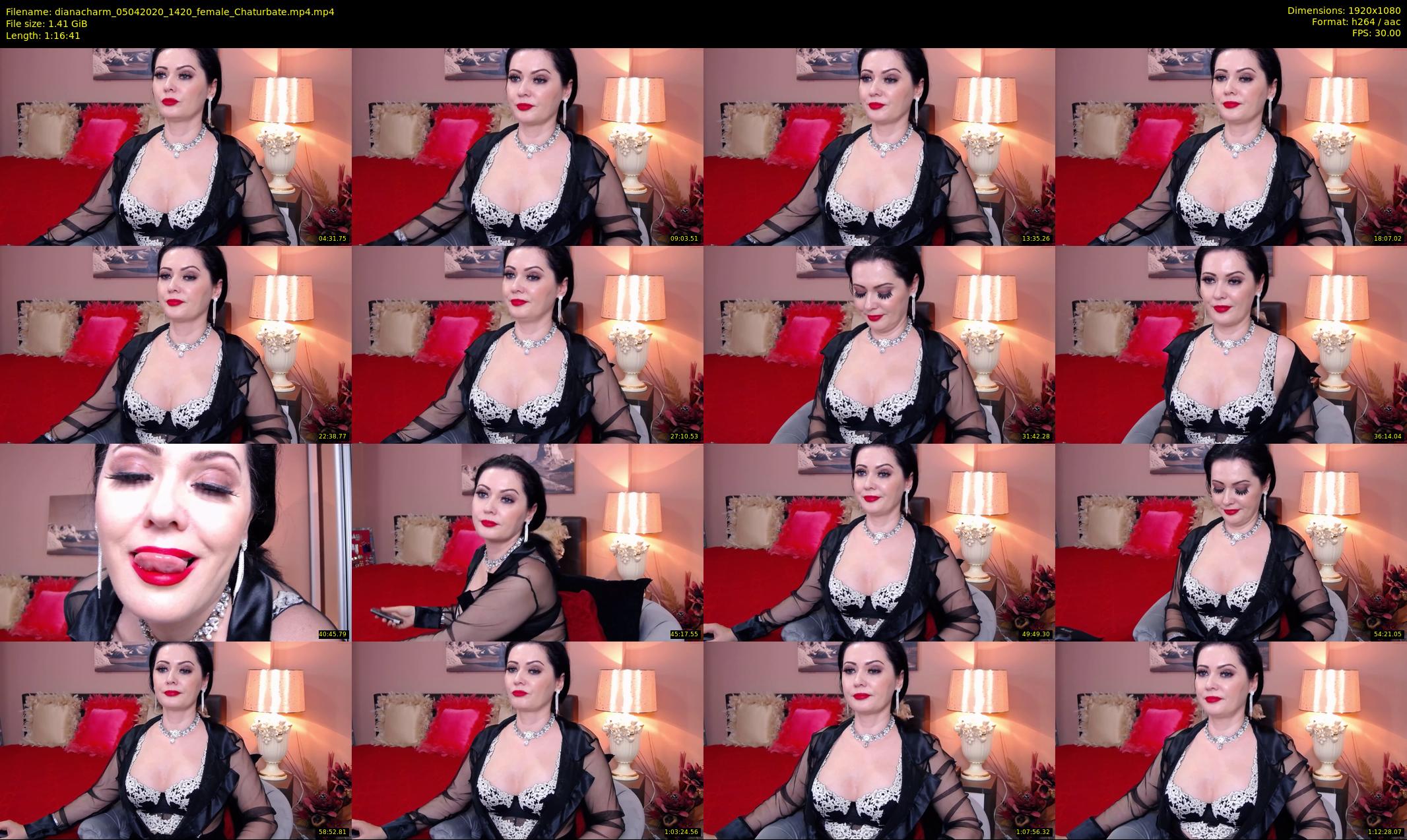 dianacharm — 77 minute Chaturbate female cam show recording, 1080p, Apr 5, 2020