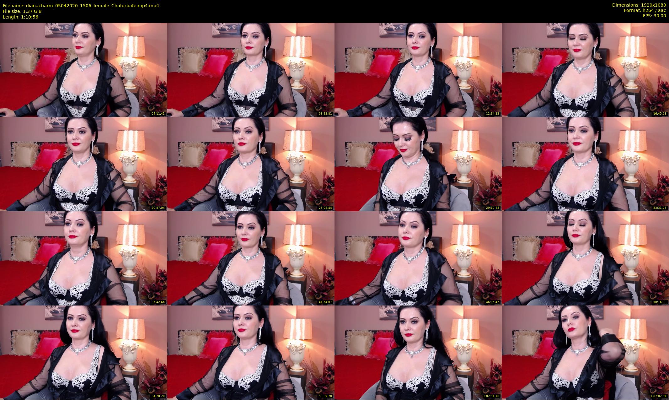 dianacharm — 71 minute Chaturbate female cam show recording, 1080p, Apr 5, 2020