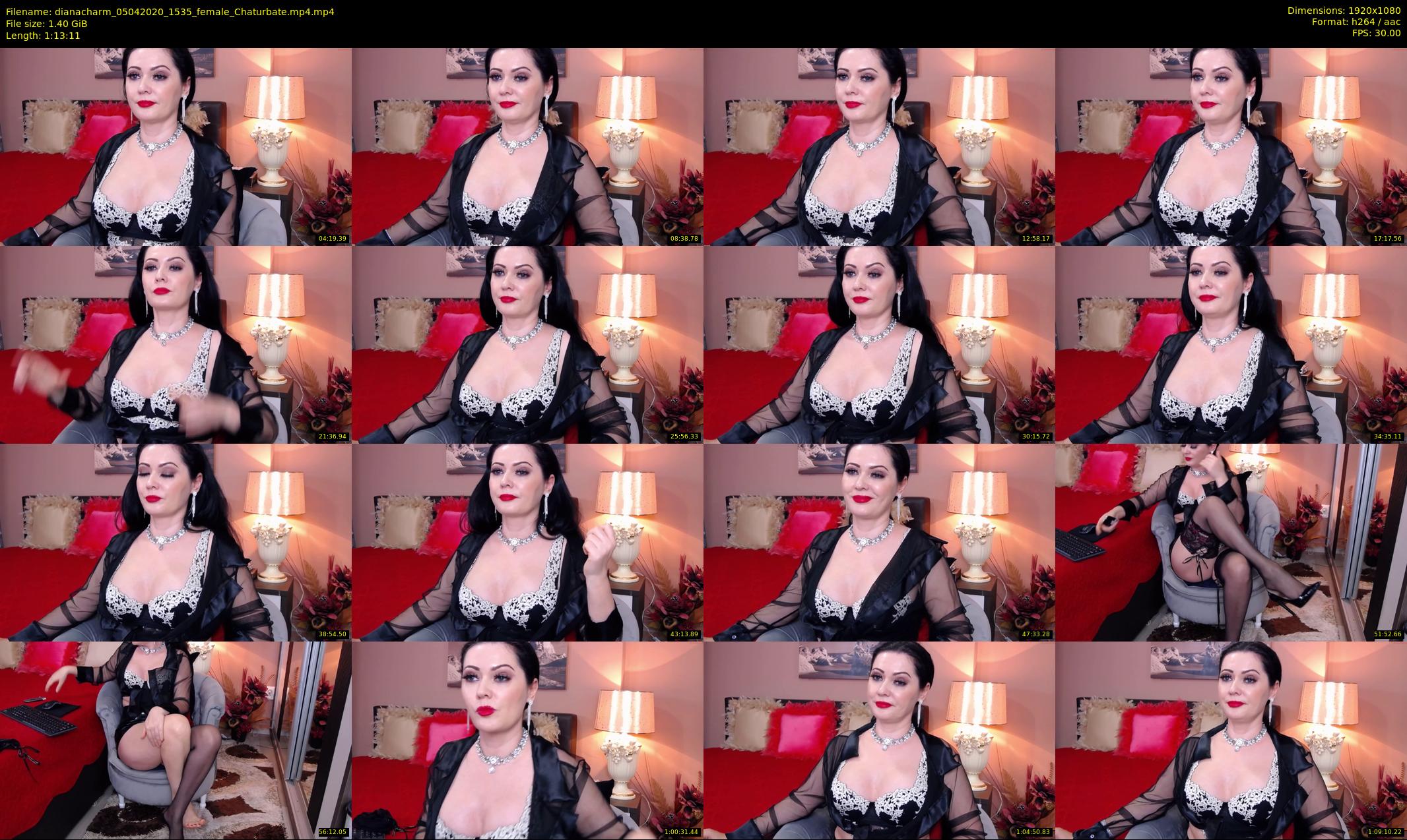 dianacharm — 74 minute Chaturbate female cam show recording, 1080p, Apr 5, 2020